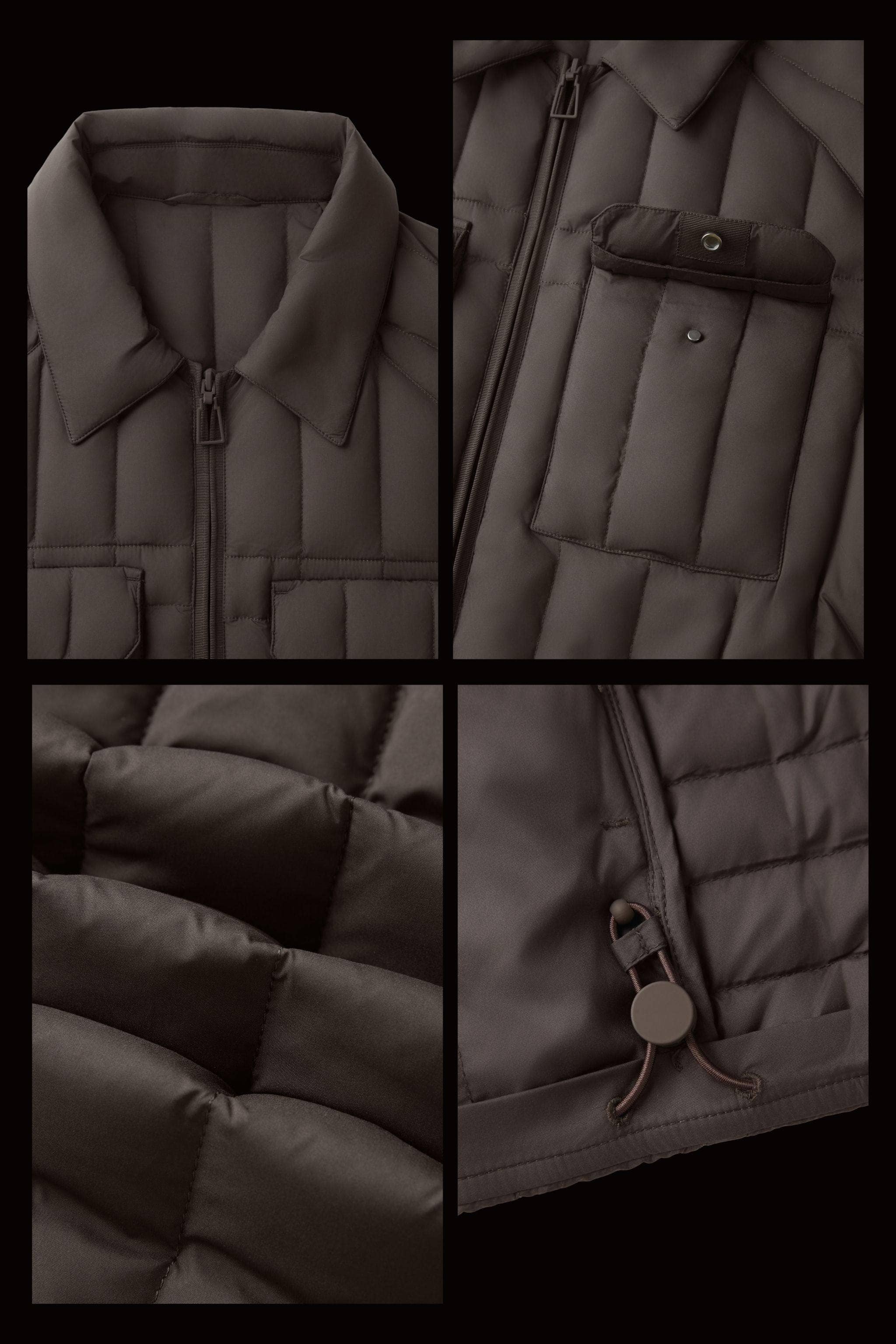 AREAL Men's Goose Down Shacket 913 - Image 3