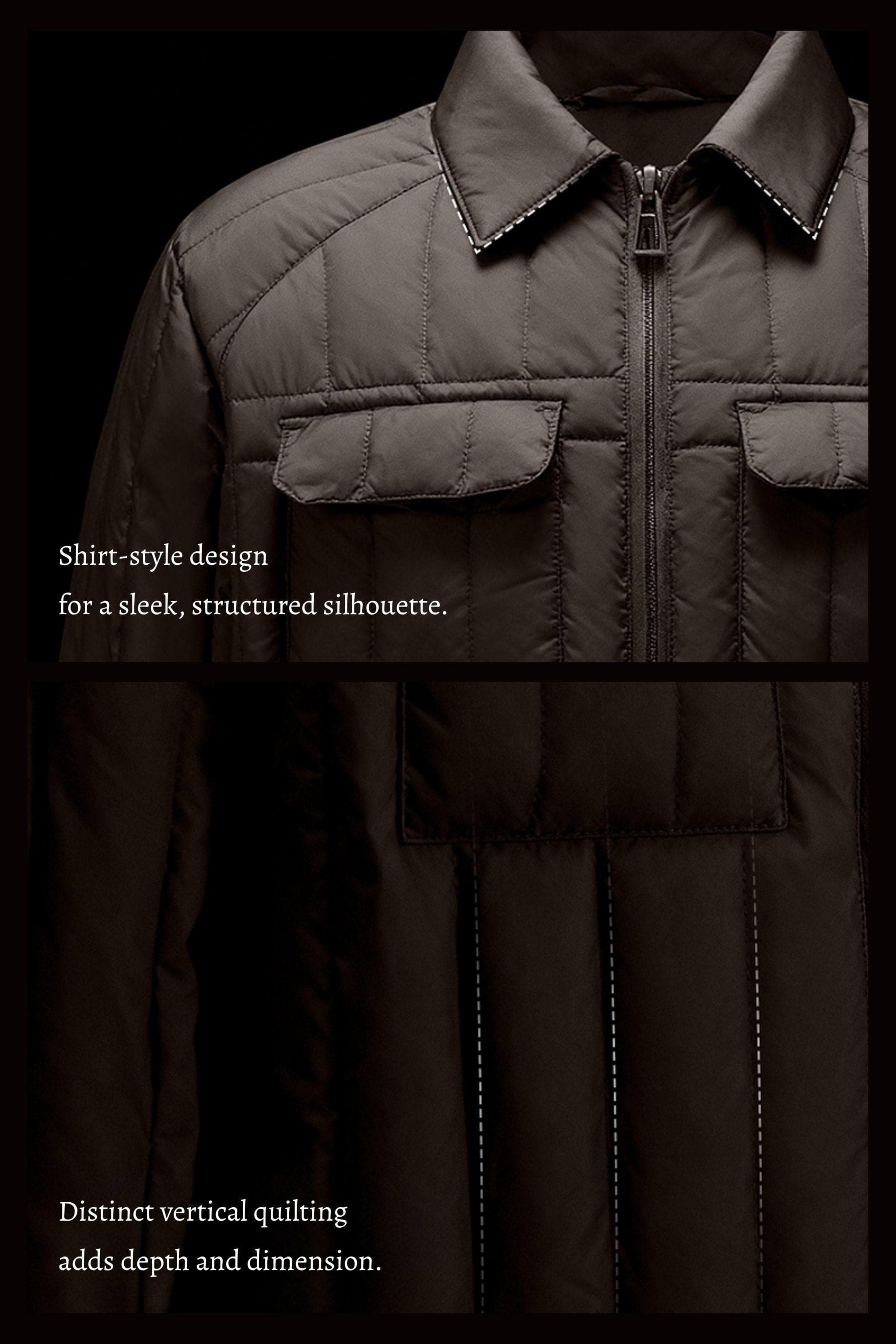 AREAL Men's Goose Down Shacket 913 - Image 7