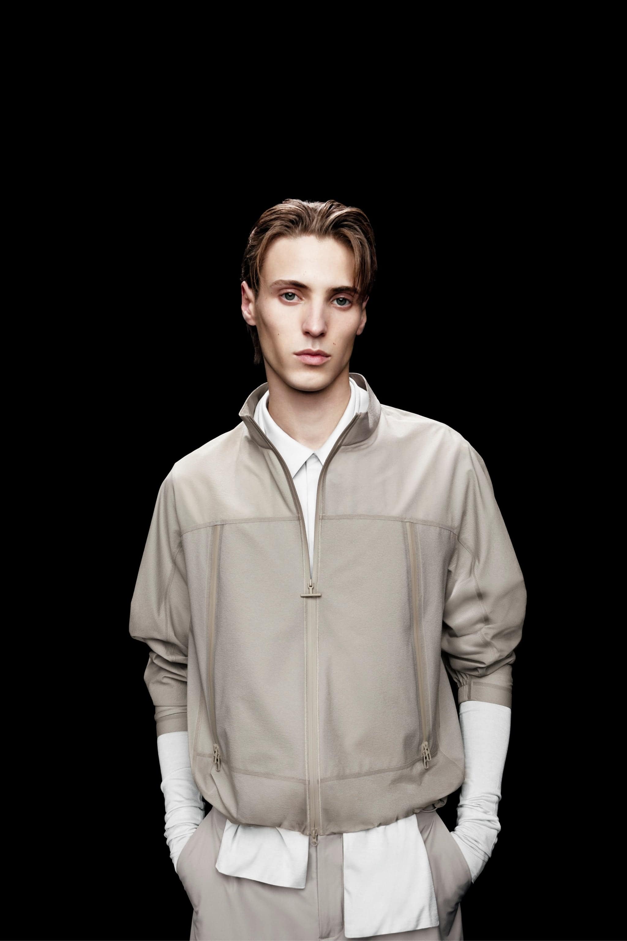 AREAL Men's Stand Collar Bomber Jacket 921 - Image 3