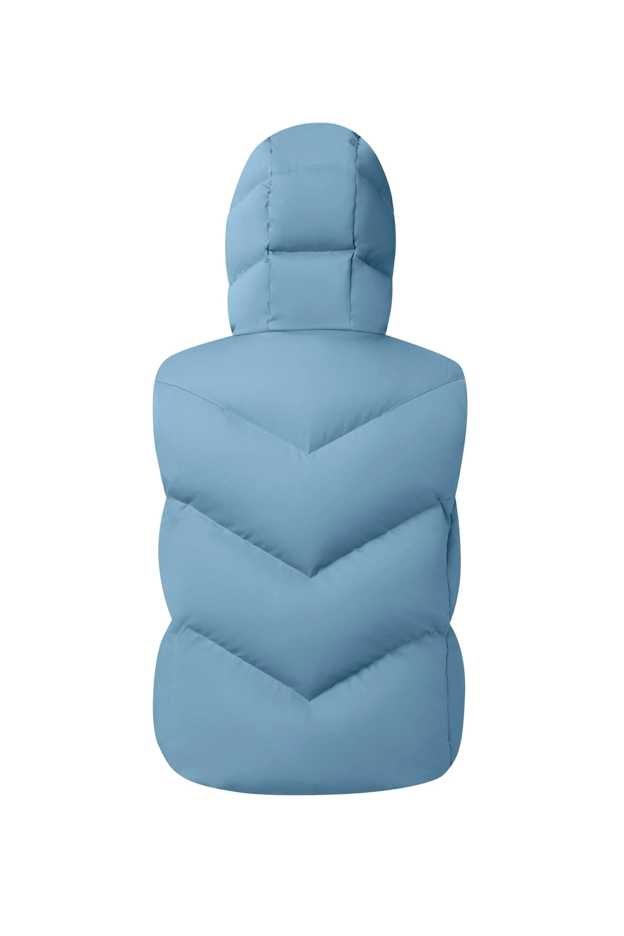AREAL Women's Goose Down Gilet With Hood 912 - Image 2