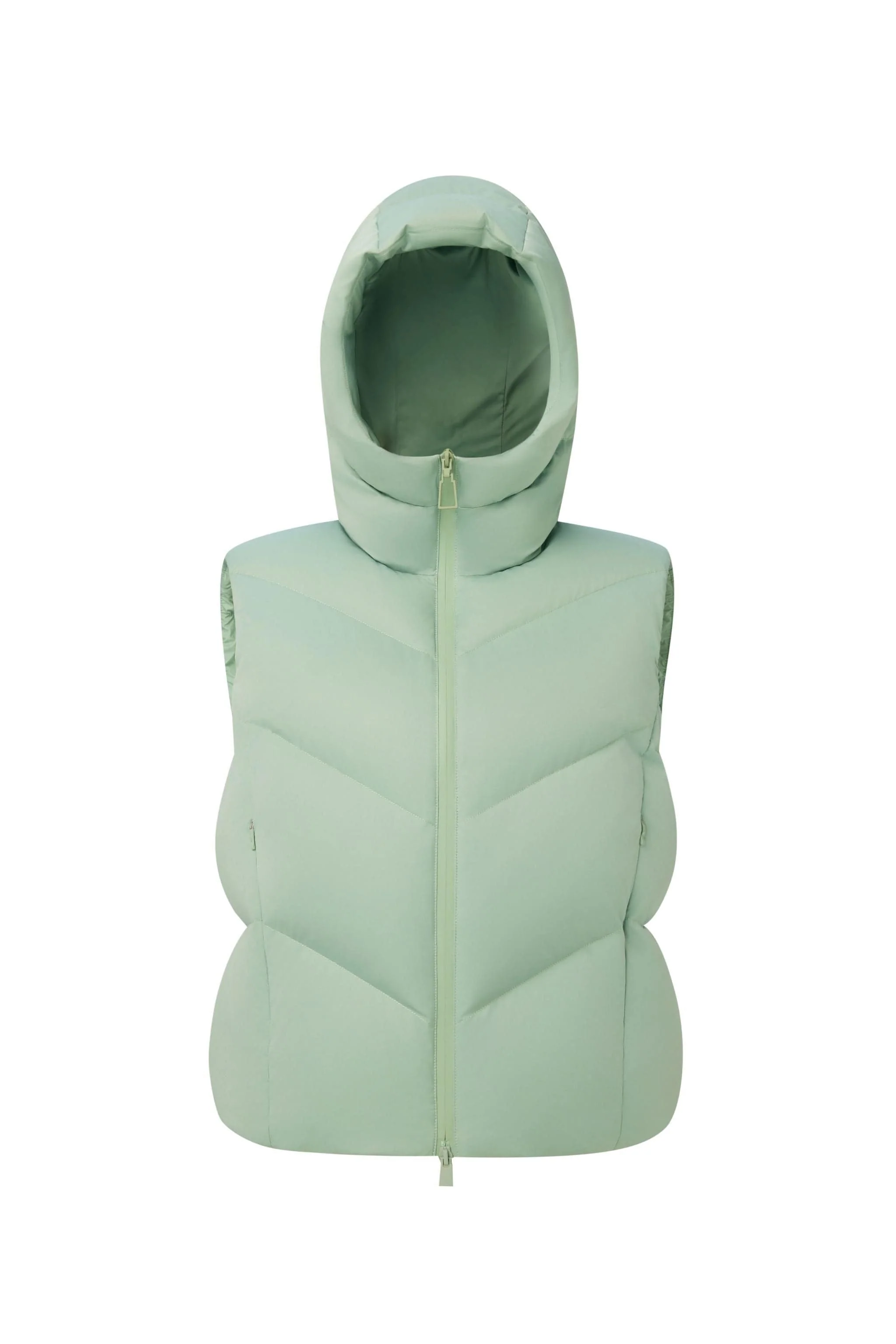 AREAL Women's Goose Down Gilet With Hood 912 - Image 6