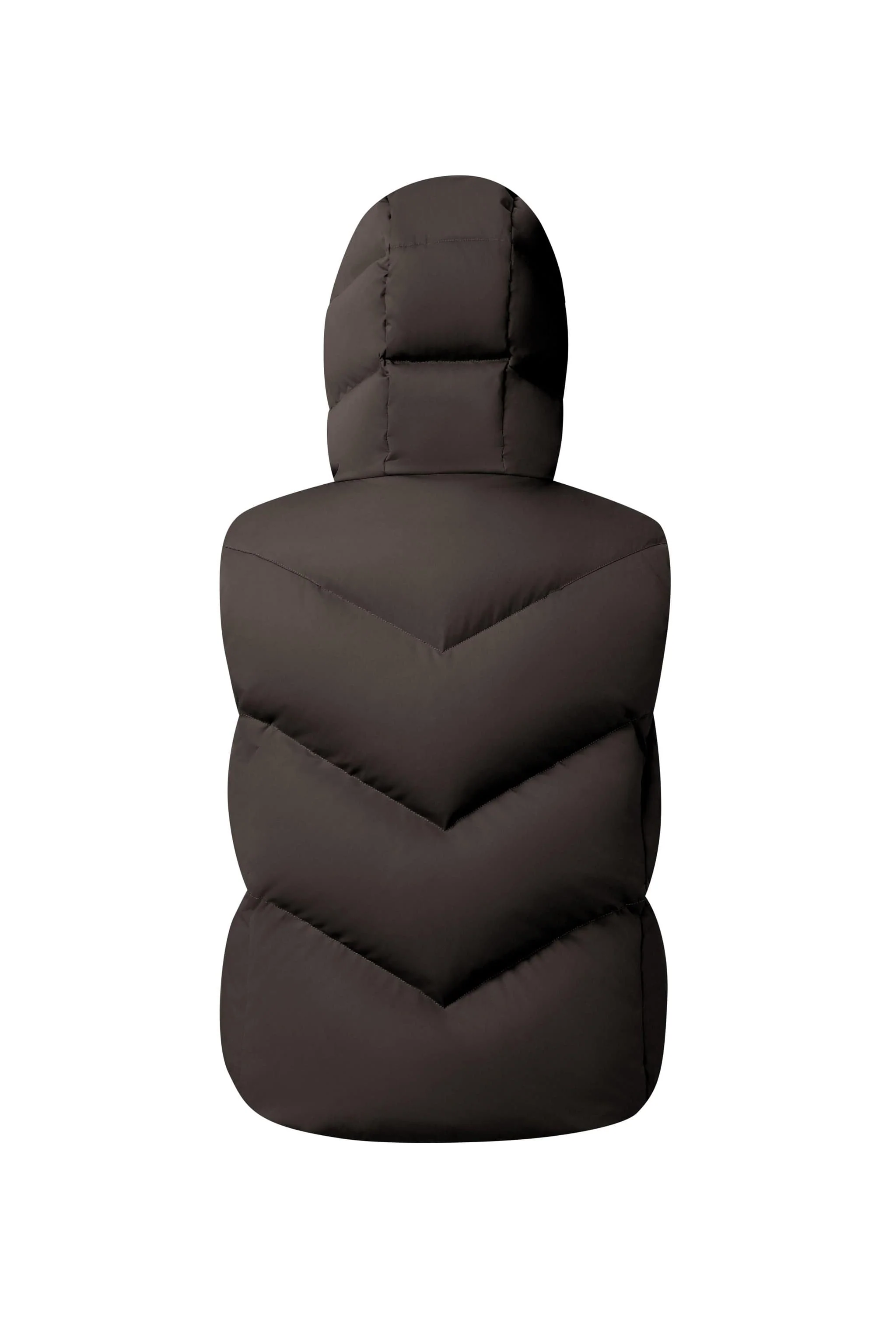 AREAL Women's Goose Down Gilet With Hood 912 - Image 9