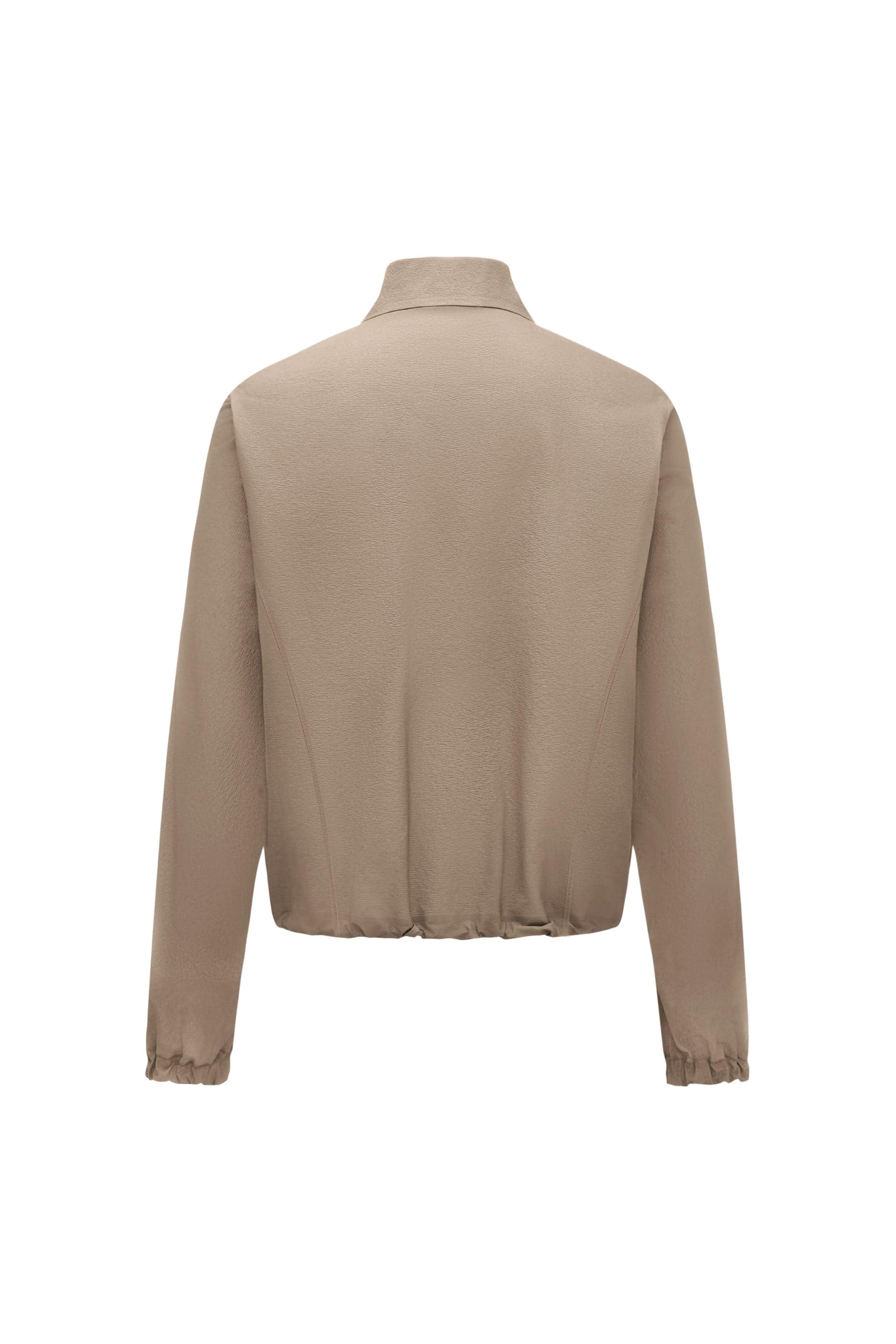AREAL Women's Lapel Collar Bomber Jacket 976 - Image 2