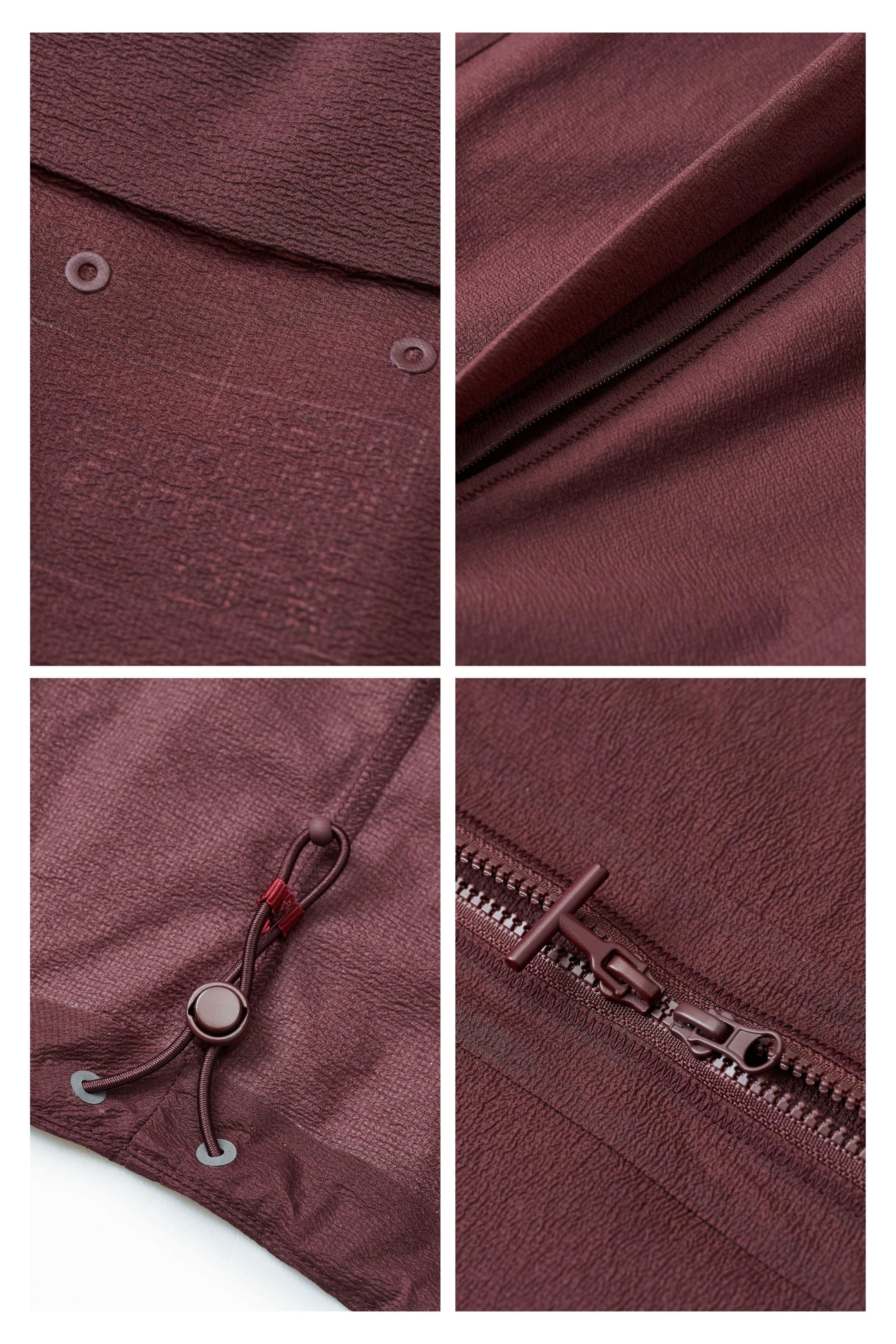 AREAL Women's Lapel Collar Bomber Jacket 976 - Image 3