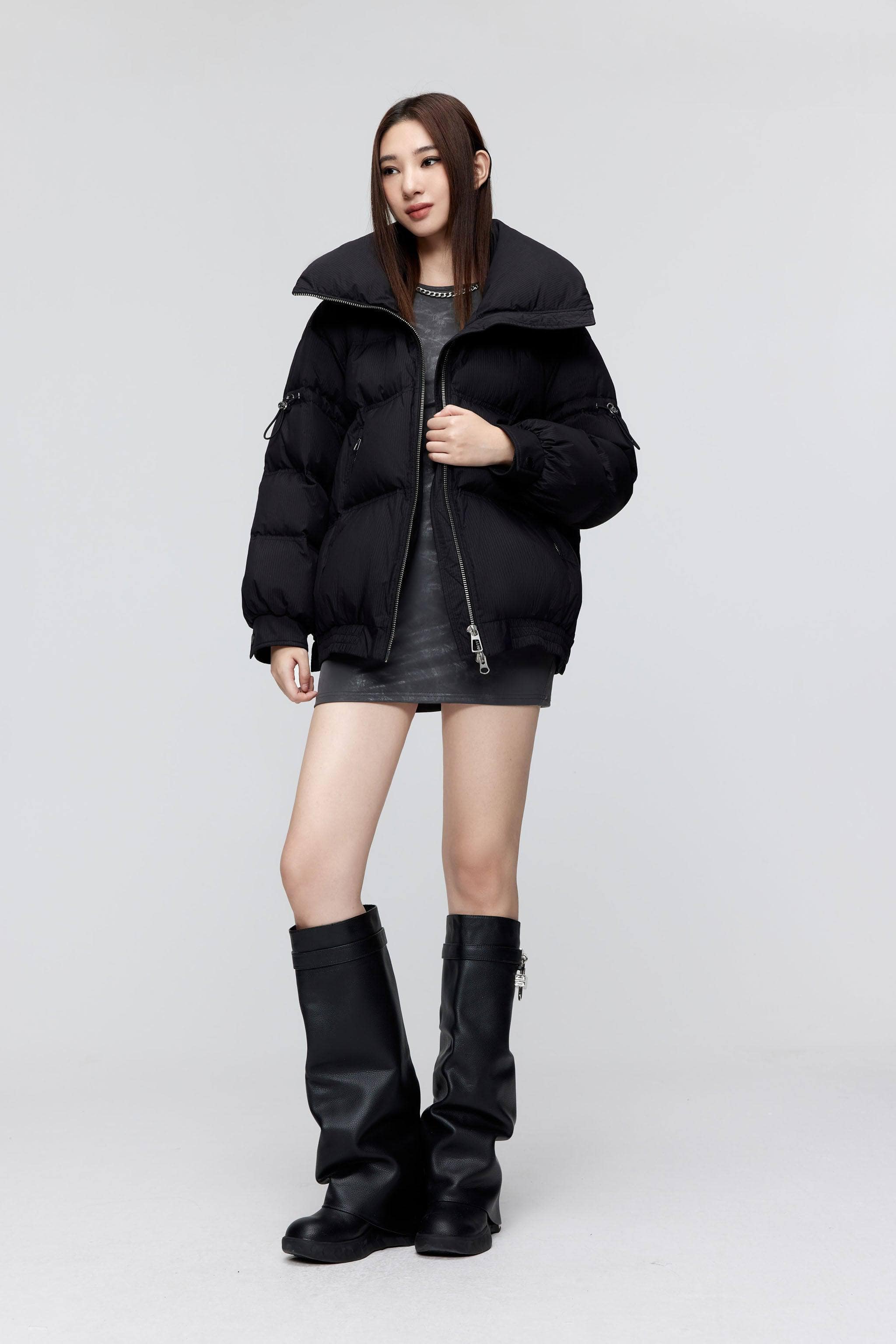 BG Collection Oversized Down Coat - Image 13