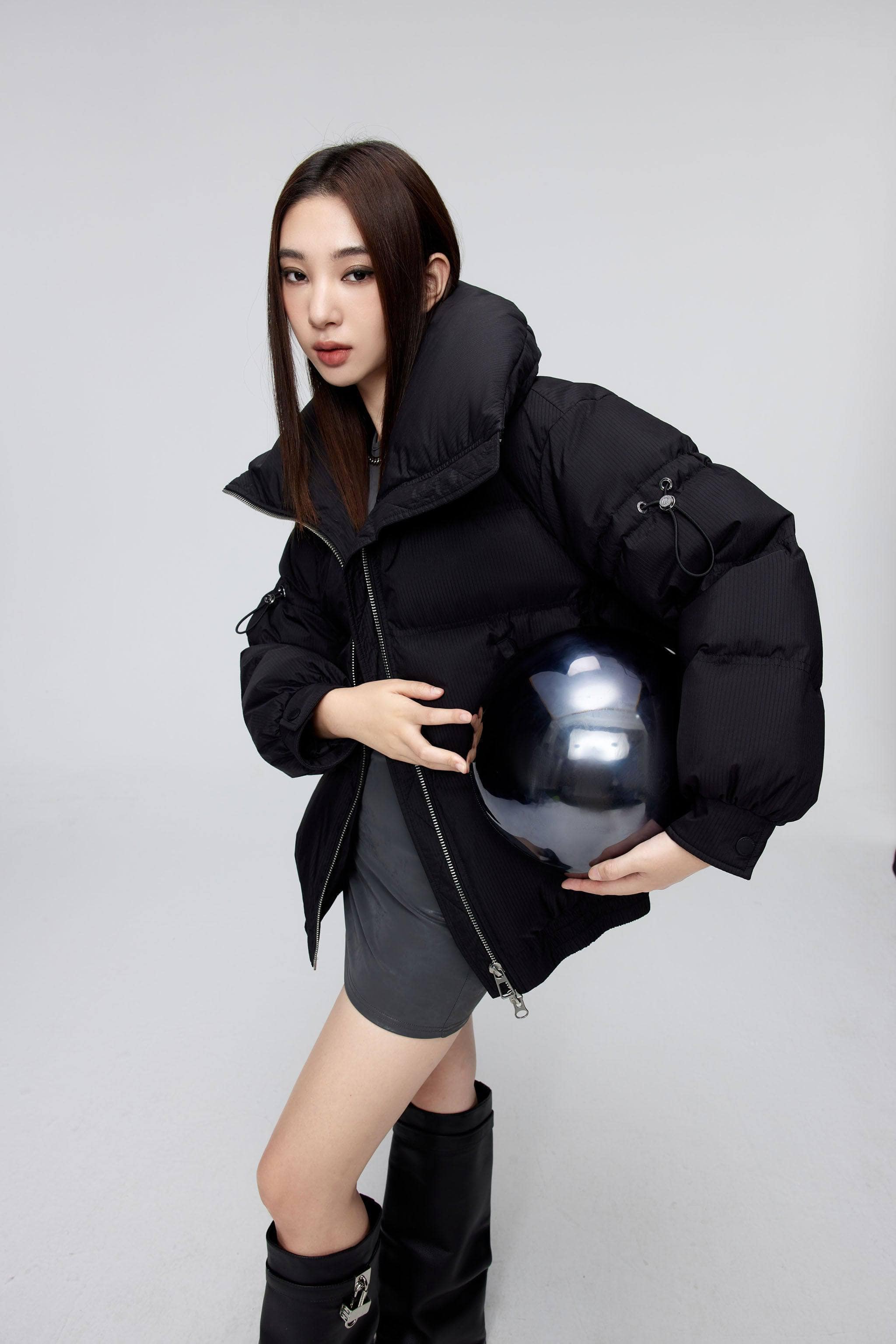 BG Collection Oversized Down Coat - Image 14
