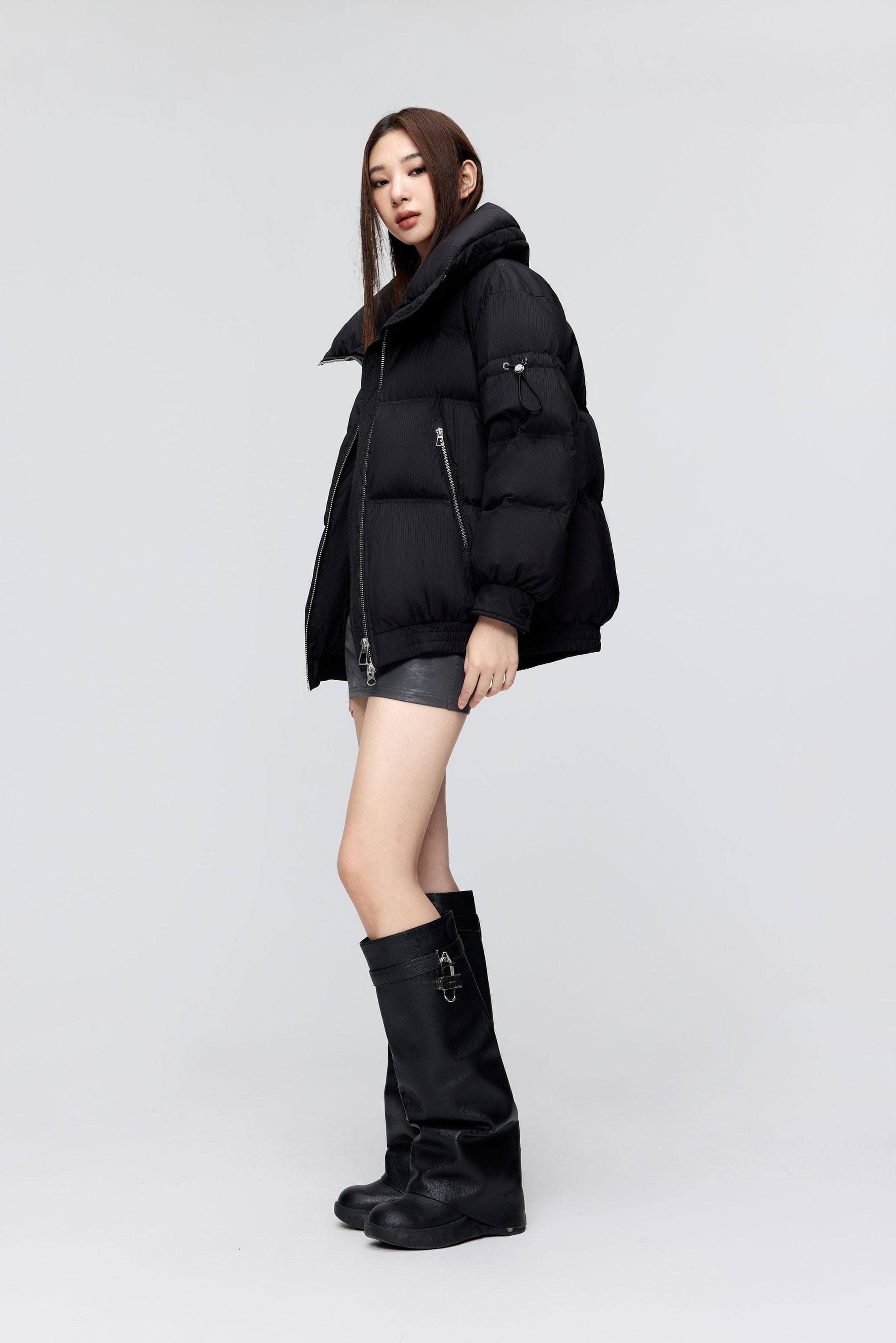 BG Collection Oversized Down Coat - Image 15