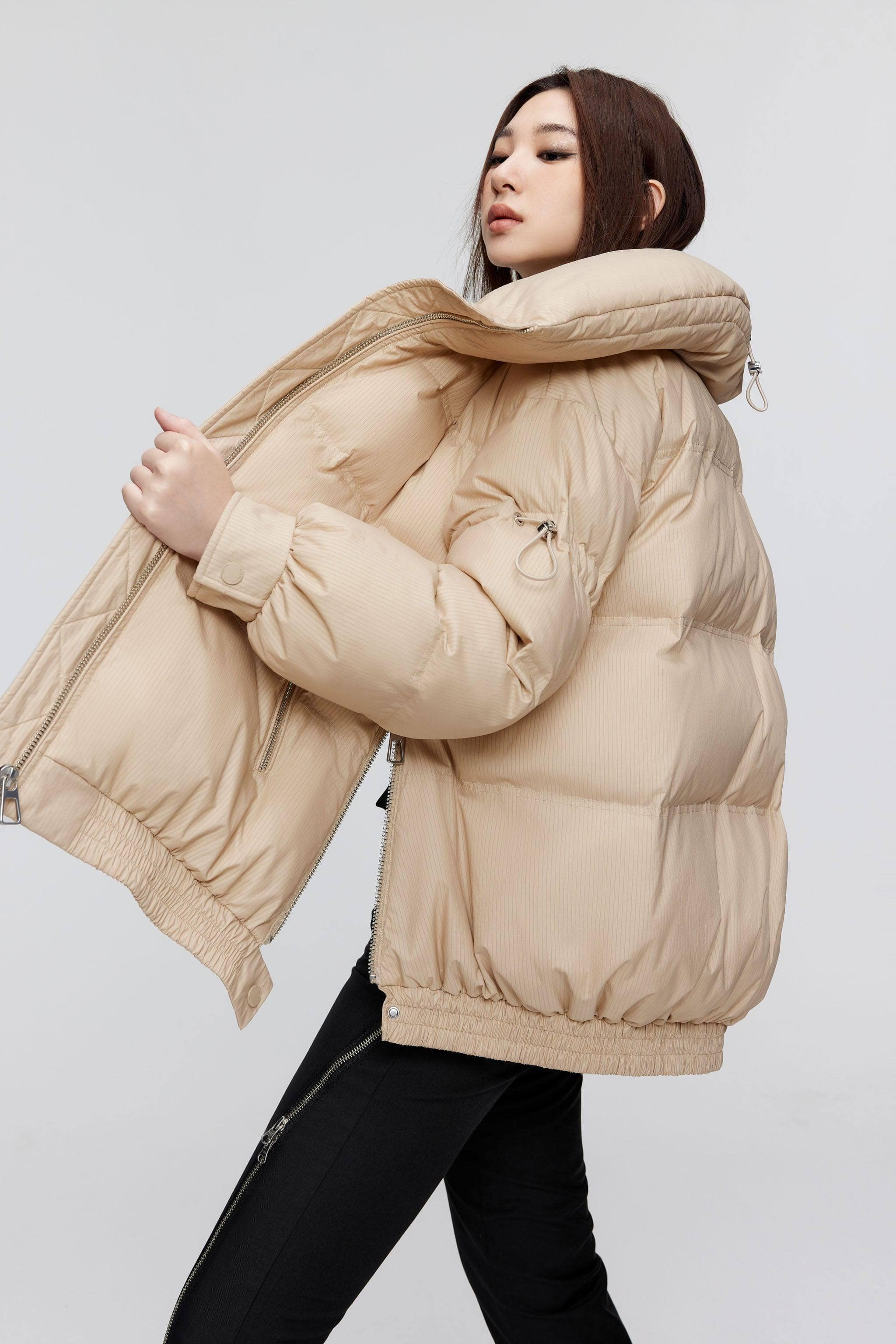 BG Collection Oversized Down Coat - Image 2
