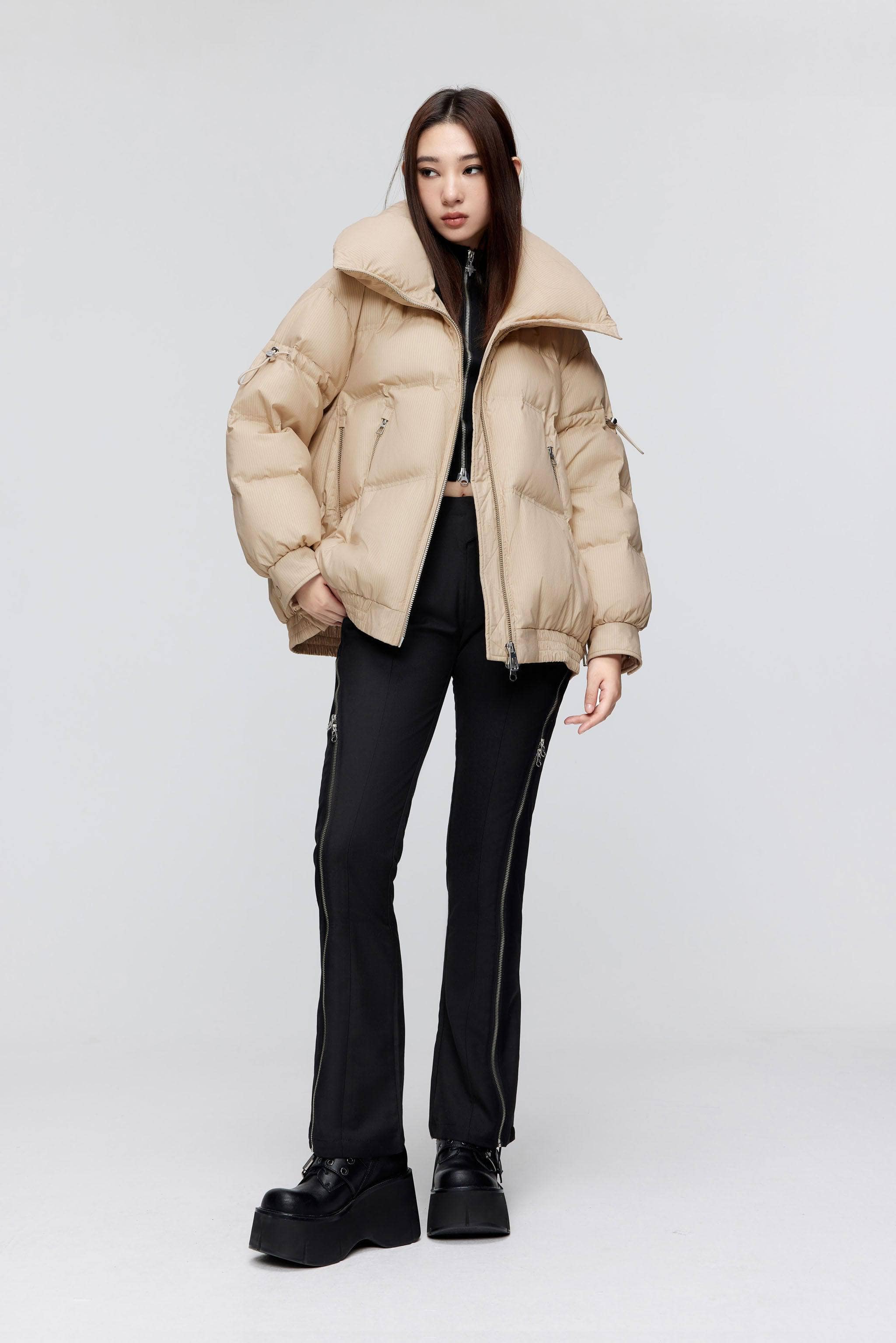BG Collection Oversized Down Coat - Image 3