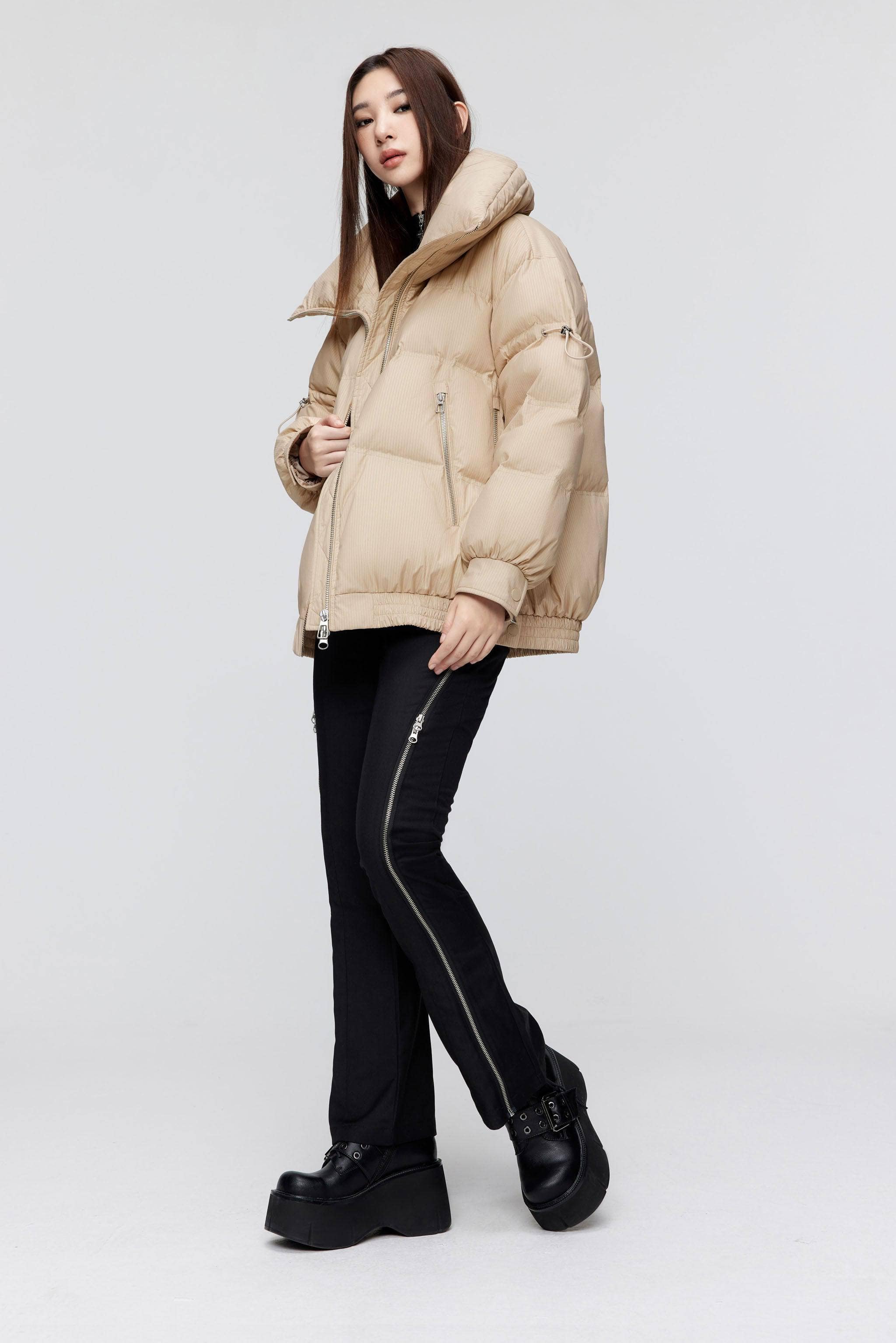 BG Collection Oversized Down Coat - Image 4