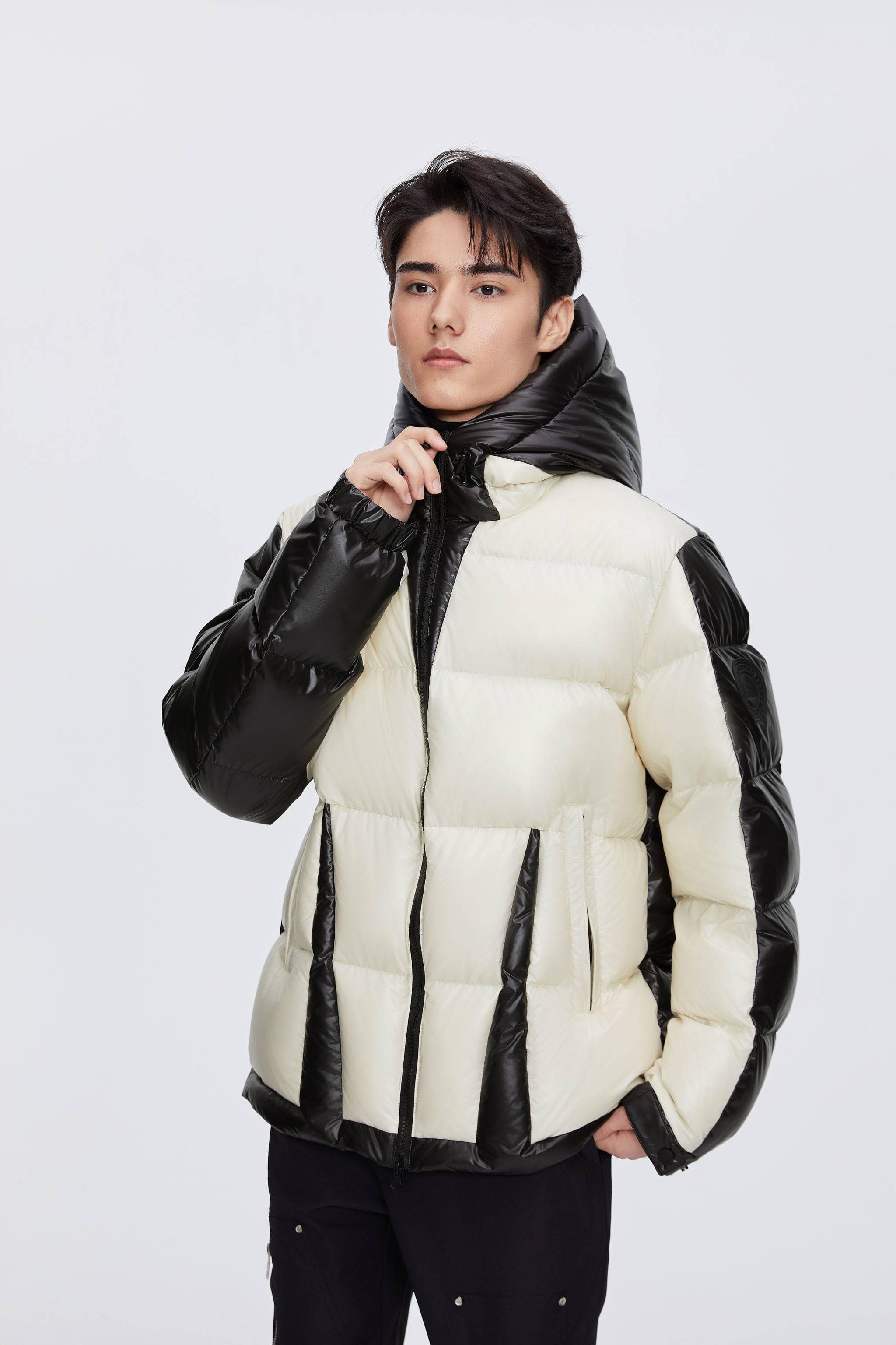 BSD X MSGM Color Block Puffer - Image 2