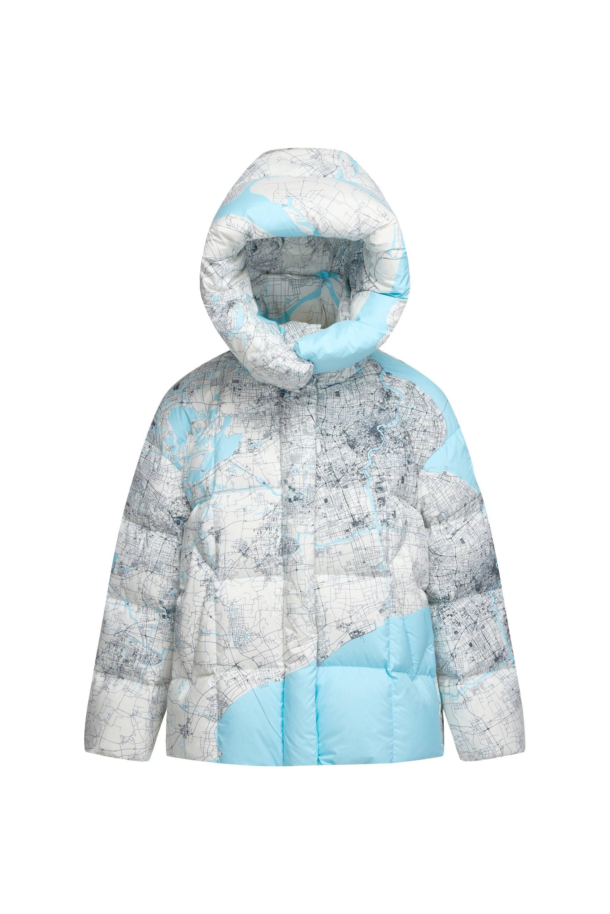 BSD X MSGM Oversized Printed Puffer - Image 6