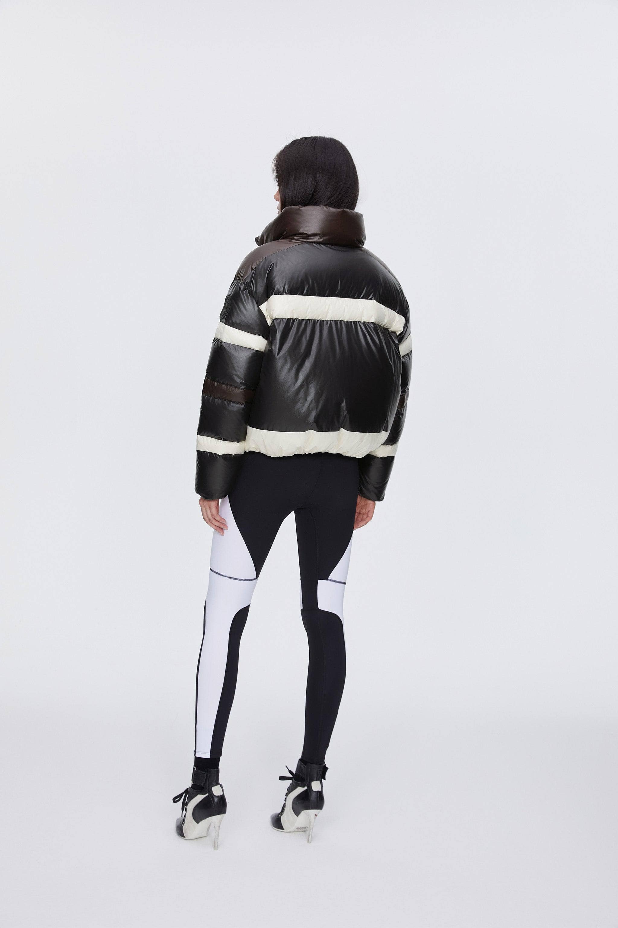 Women's BSD X MSGM Cropped Funnel Neck Puffer - Image 14