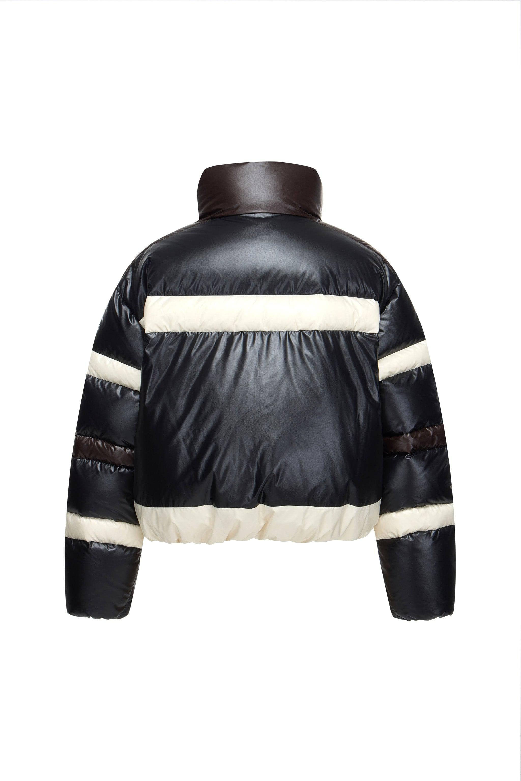 Women's BSD X MSGM Cropped Funnel Neck Puffer - Image 16