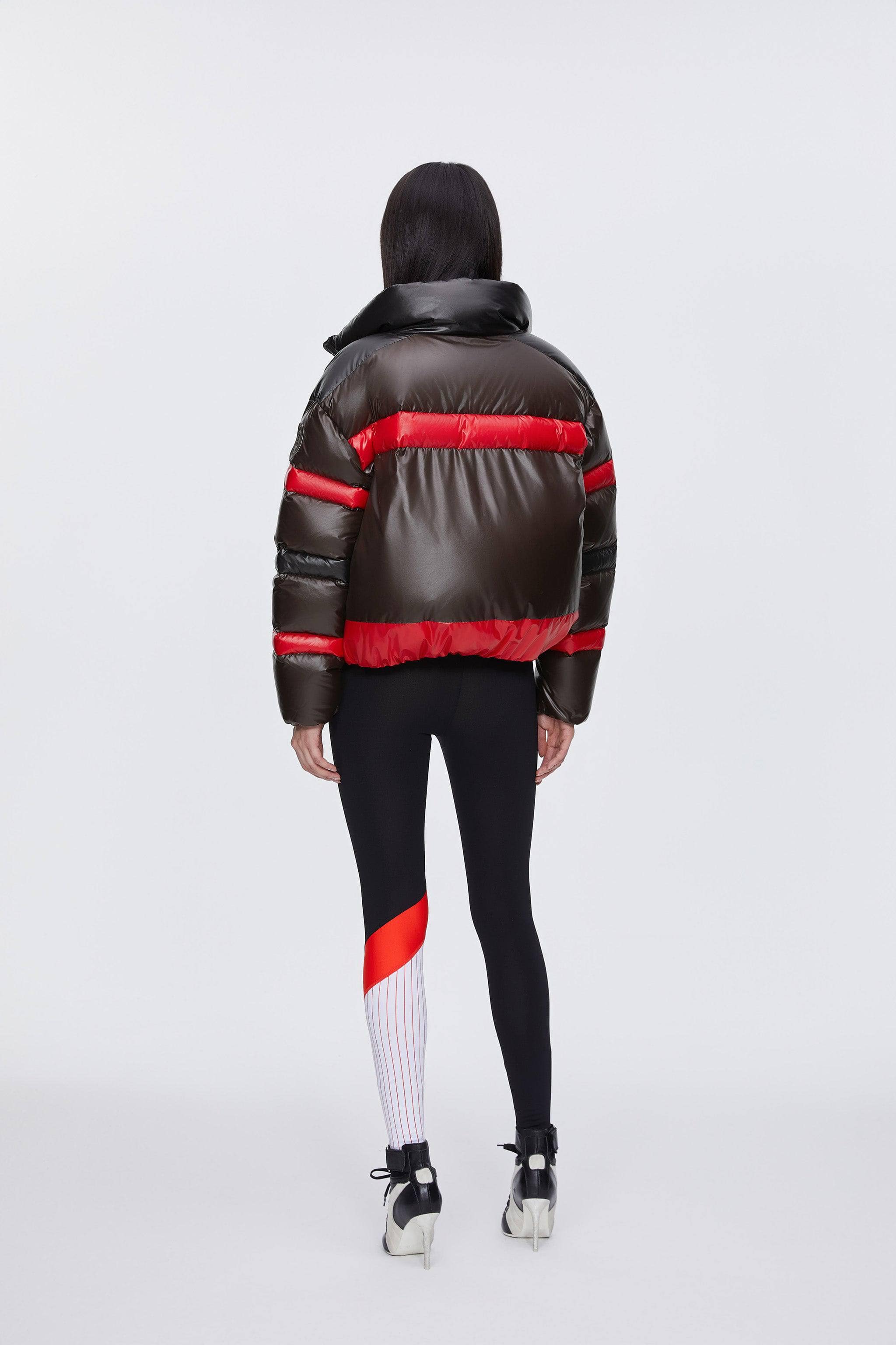 Women's BSD X MSGM Cropped Funnel Neck Puffer - Image 5