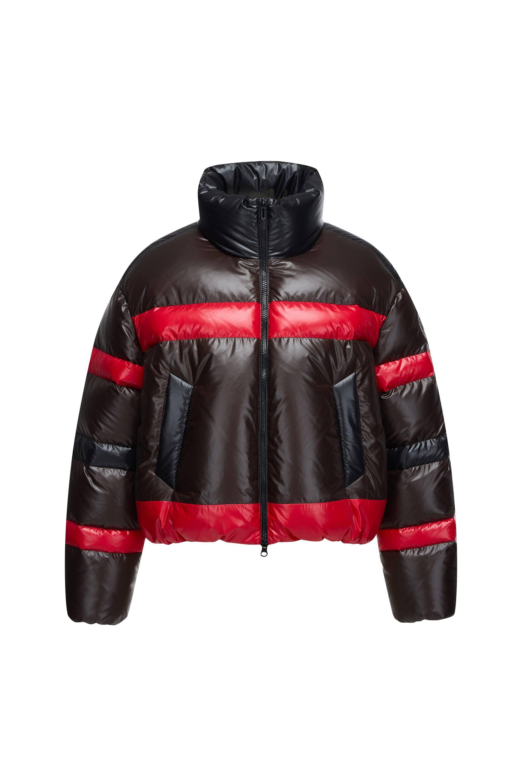 Women's BSD X MSGM Cropped Funnel Neck Puffer - Image 6