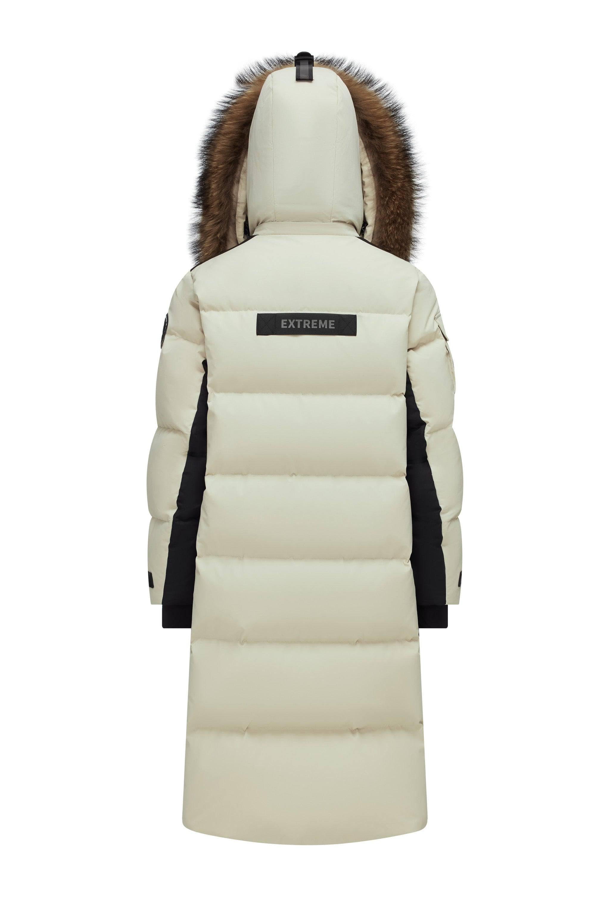 Classic Extreme Full Length Goose Down Parka Fur Hood - Image 18