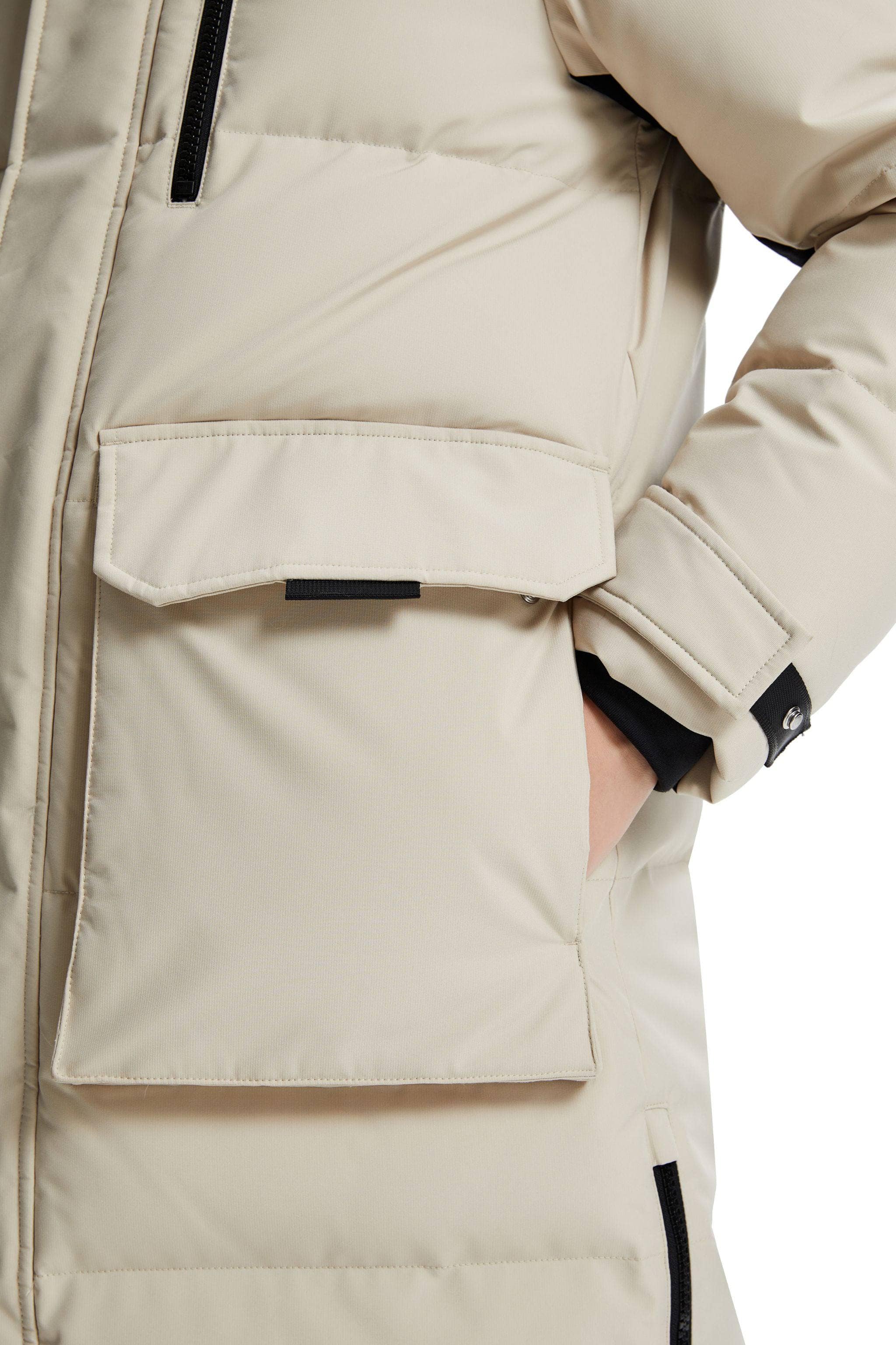 Classic Extreme Full Length Goose Down Parka Fur Hood - Image 24