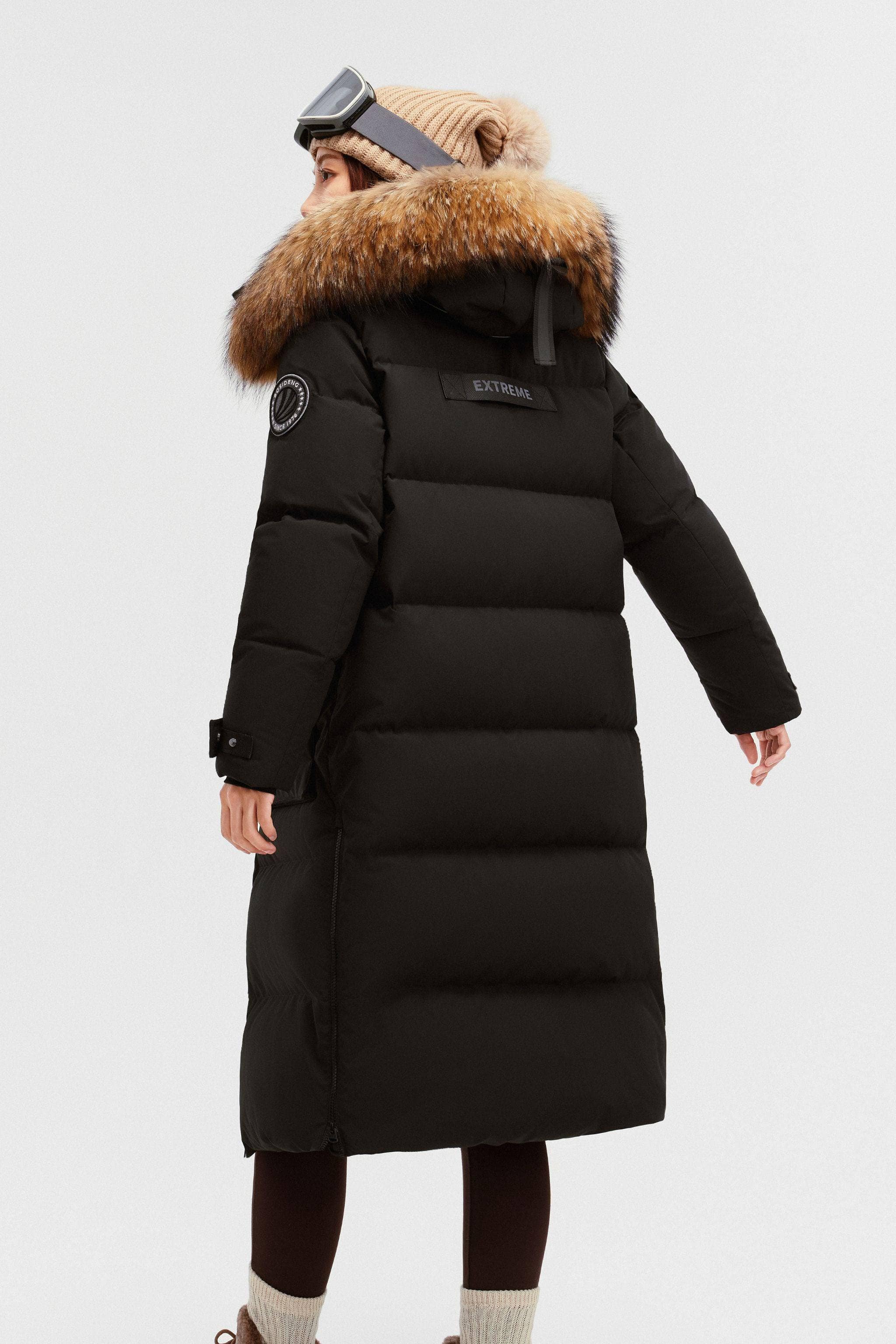 Classic Extreme Full Length Goose Down Parka Fur Hood - Image 27