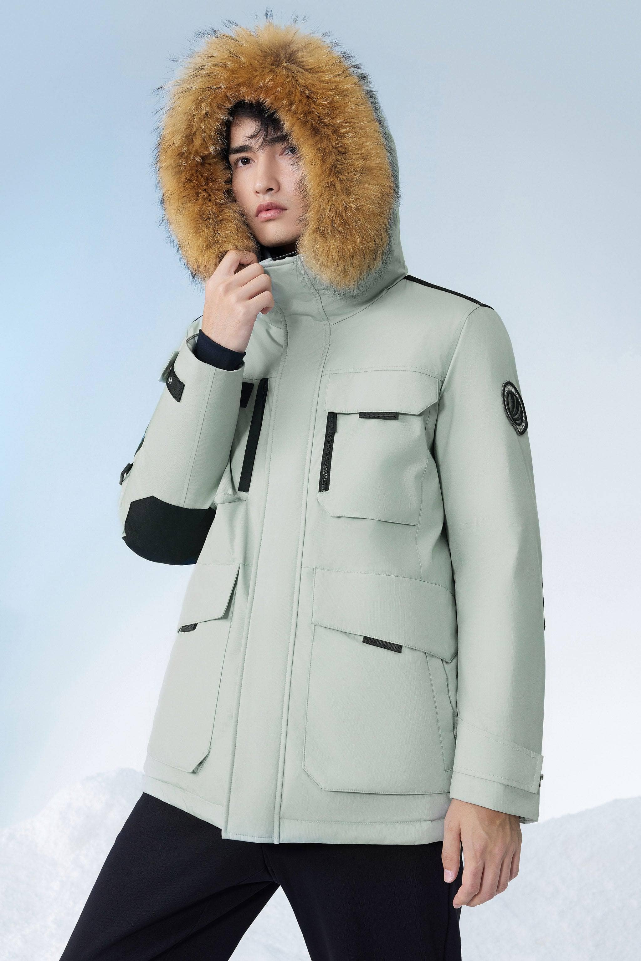Classic Extreme Goose Down Fur Hood Parka 2317 - Image 24