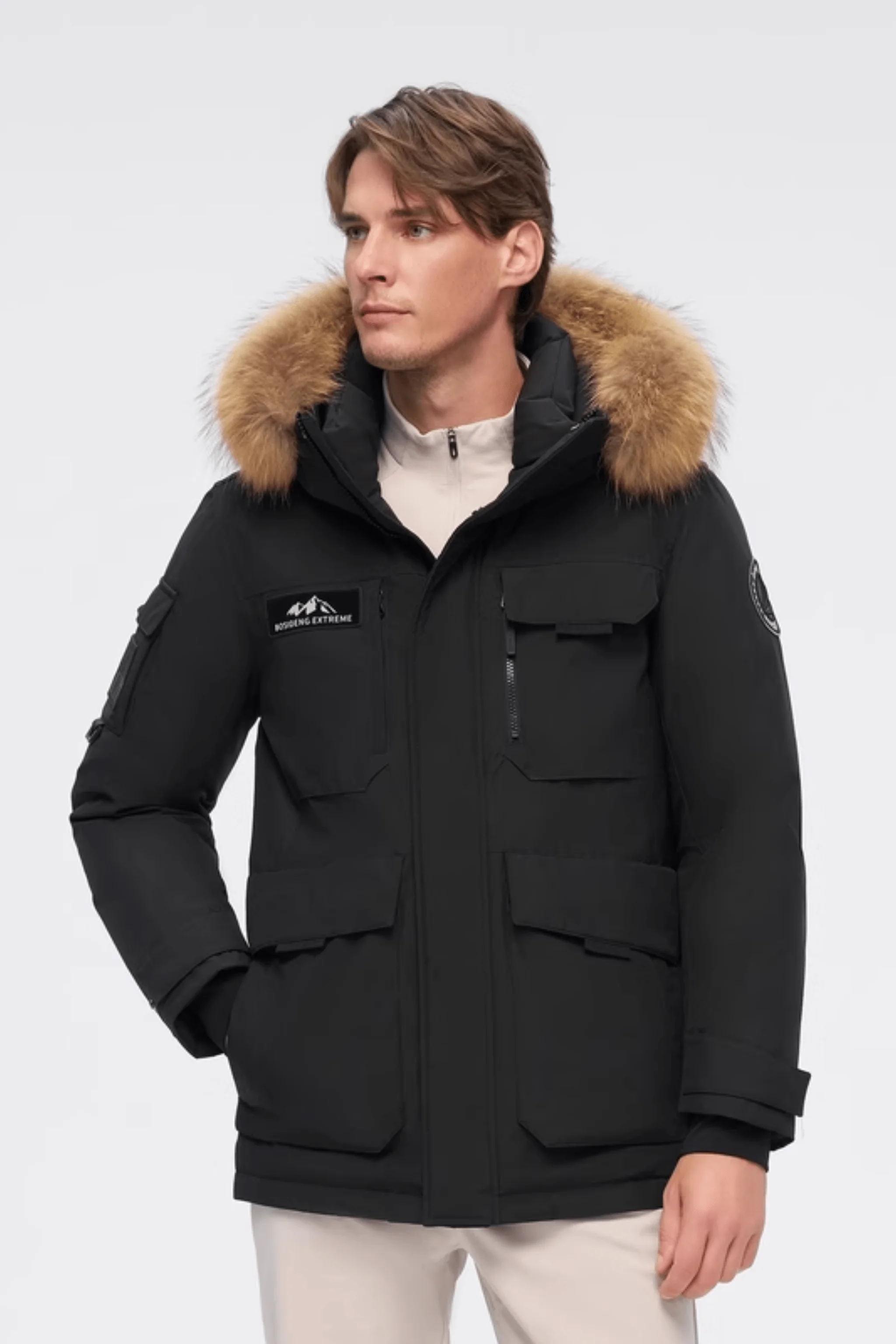 Classic Extreme Goose Down Fur Hood Parka 2317 - Image 28
