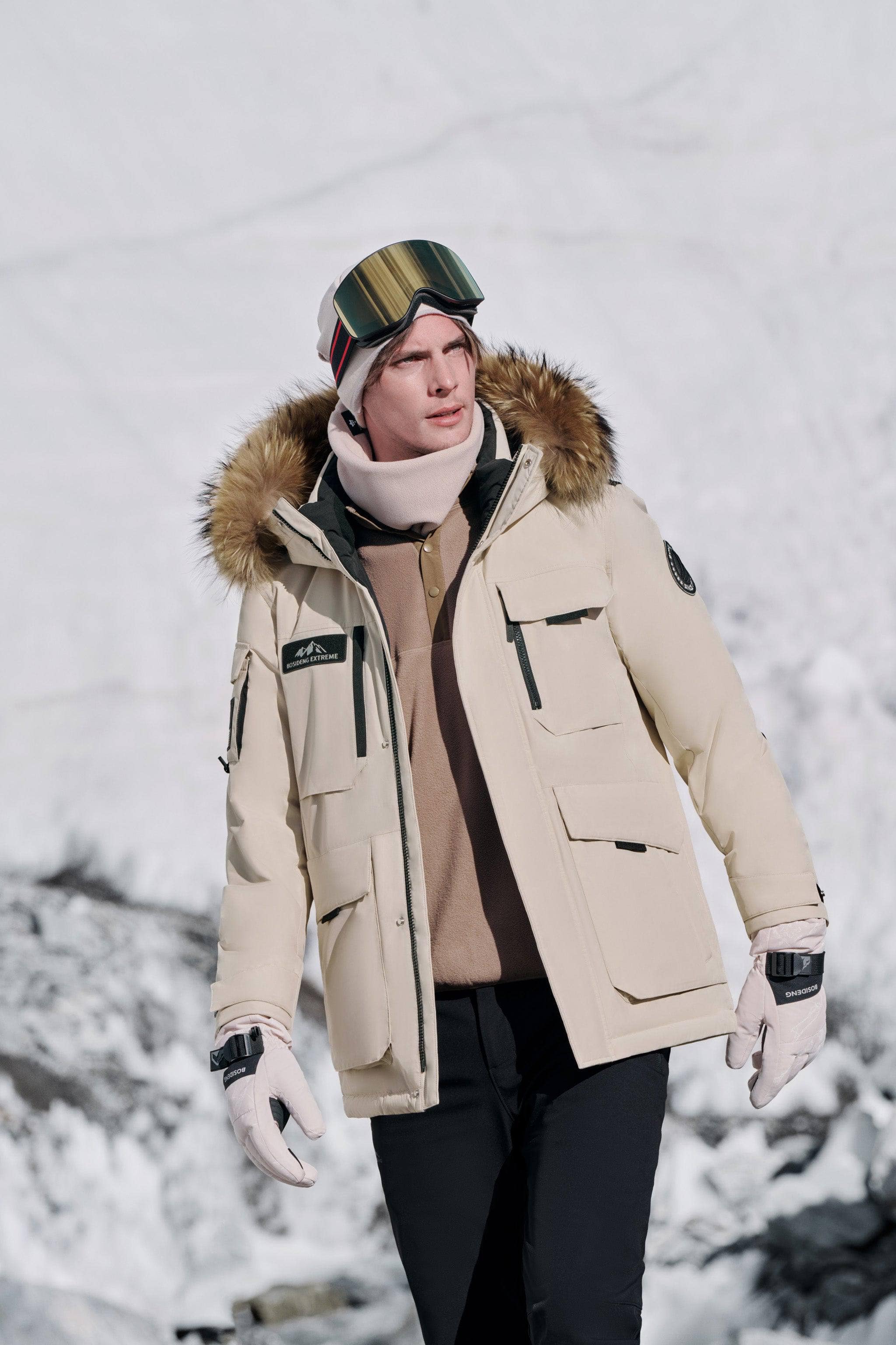 Classic Extreme Goose Down Fur Hood Parka 2317 - Image 3