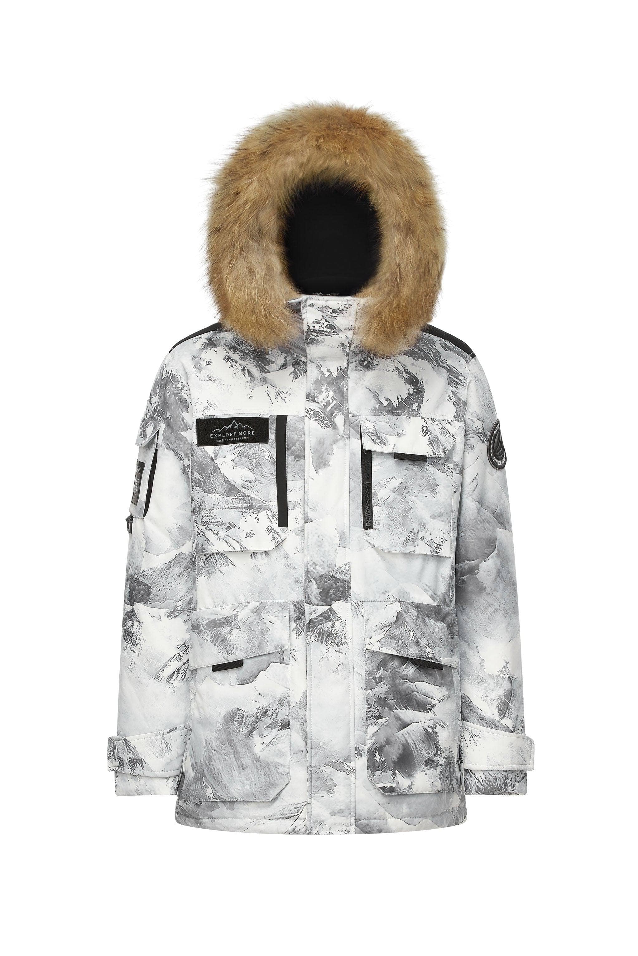 Classic Extreme Goose Down Fur Hood Parka 2317 - Image 40