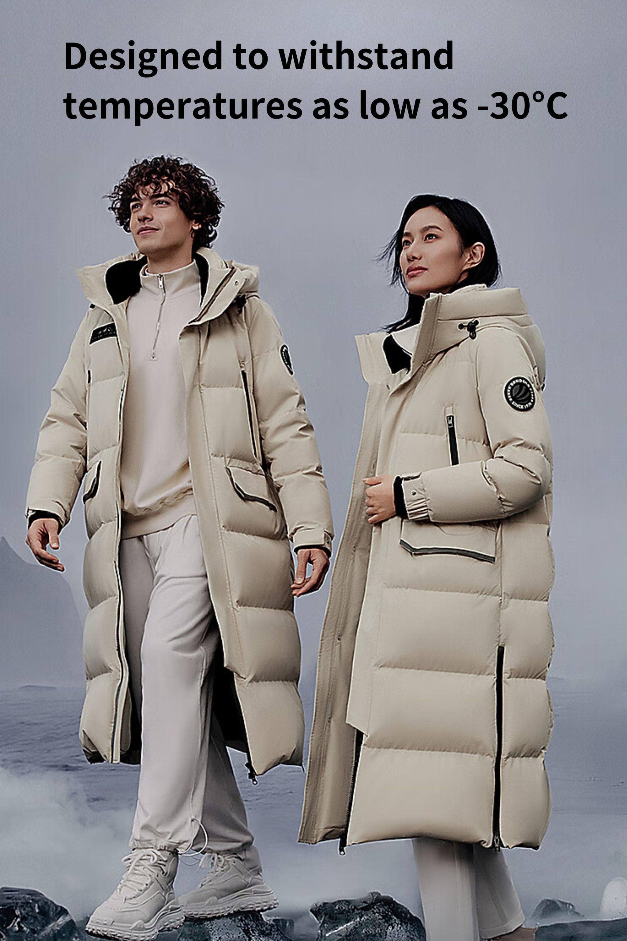 Light Extreme Neutral Goose DownParka2320 - Image 7