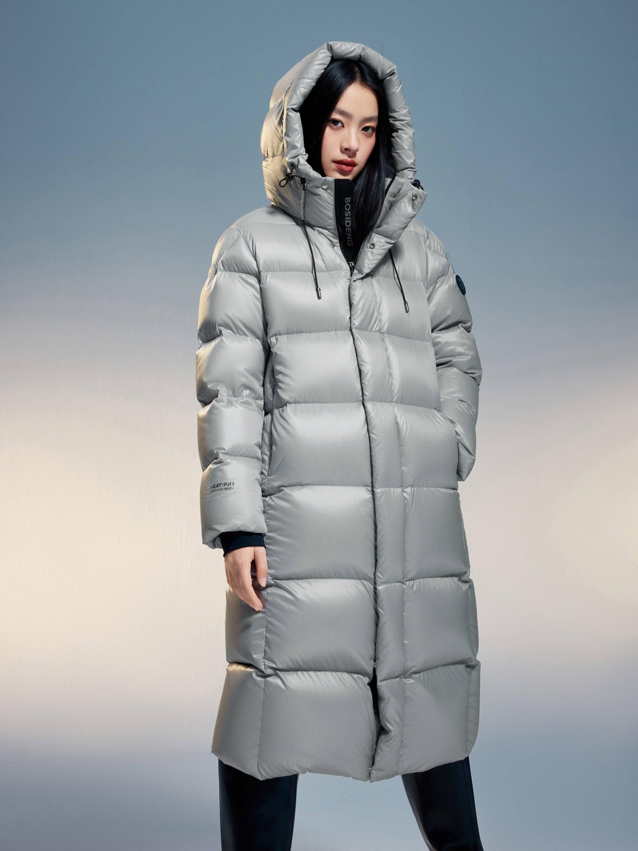 Classic Long Puffer Coat - Image 15