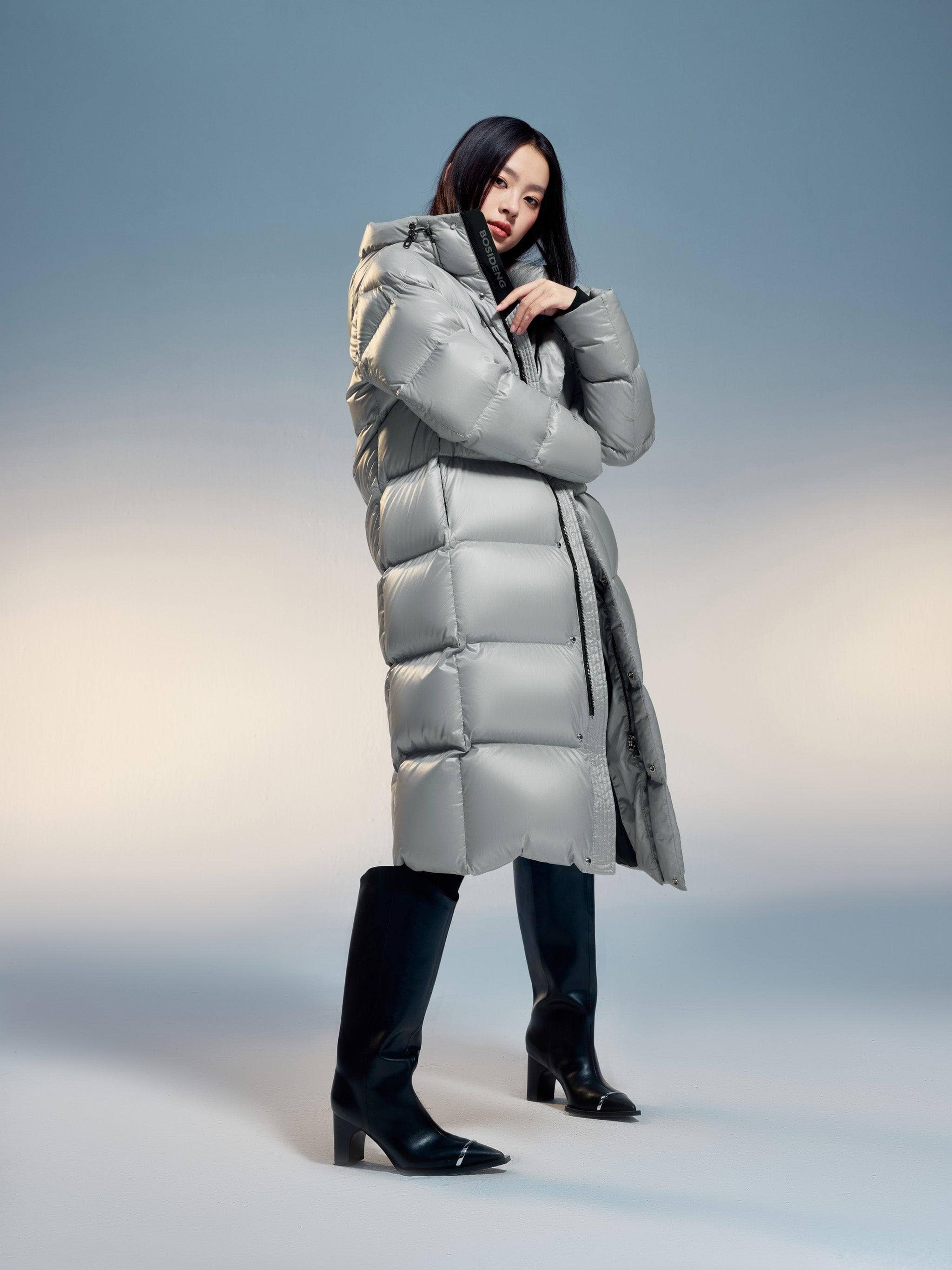 Classic Long Puffer Coat - Image 18