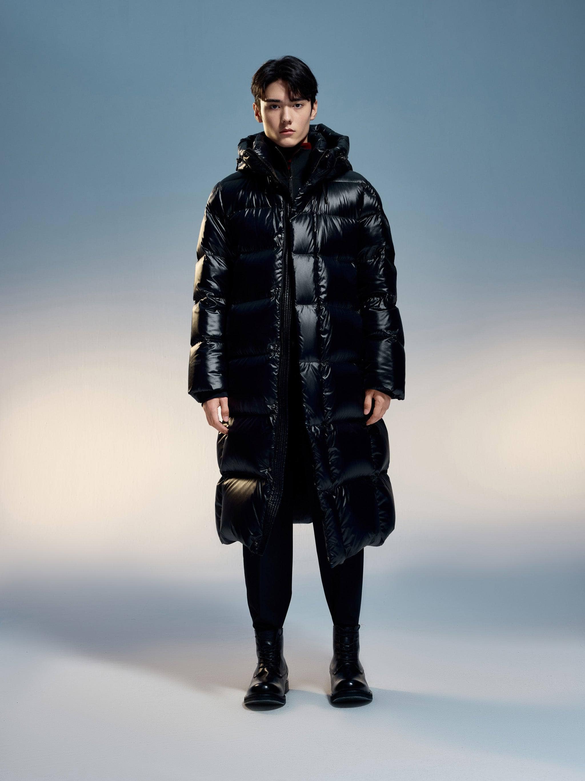 Classic Long Puffer Coat - Image 9