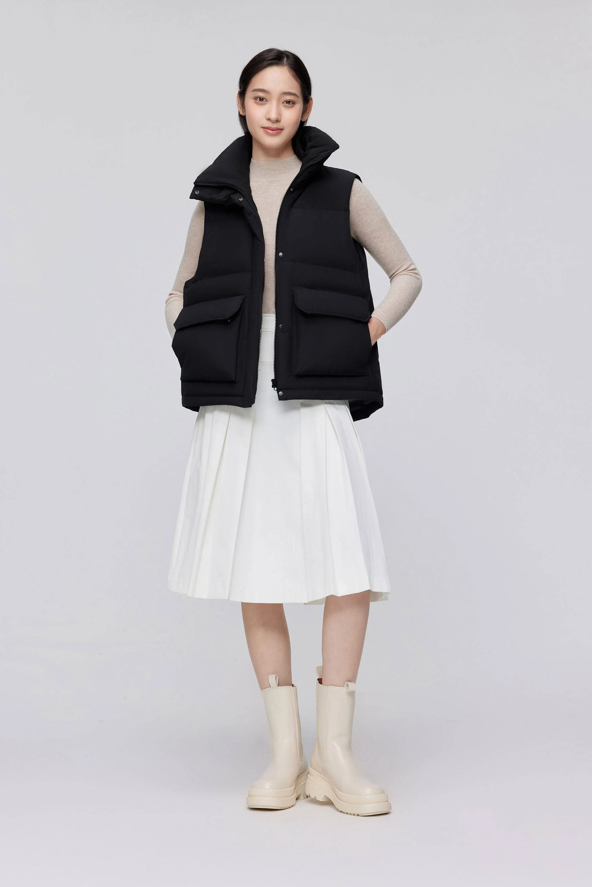 Unisex Classic Oversized Down Gilet 5260 - Image 2
