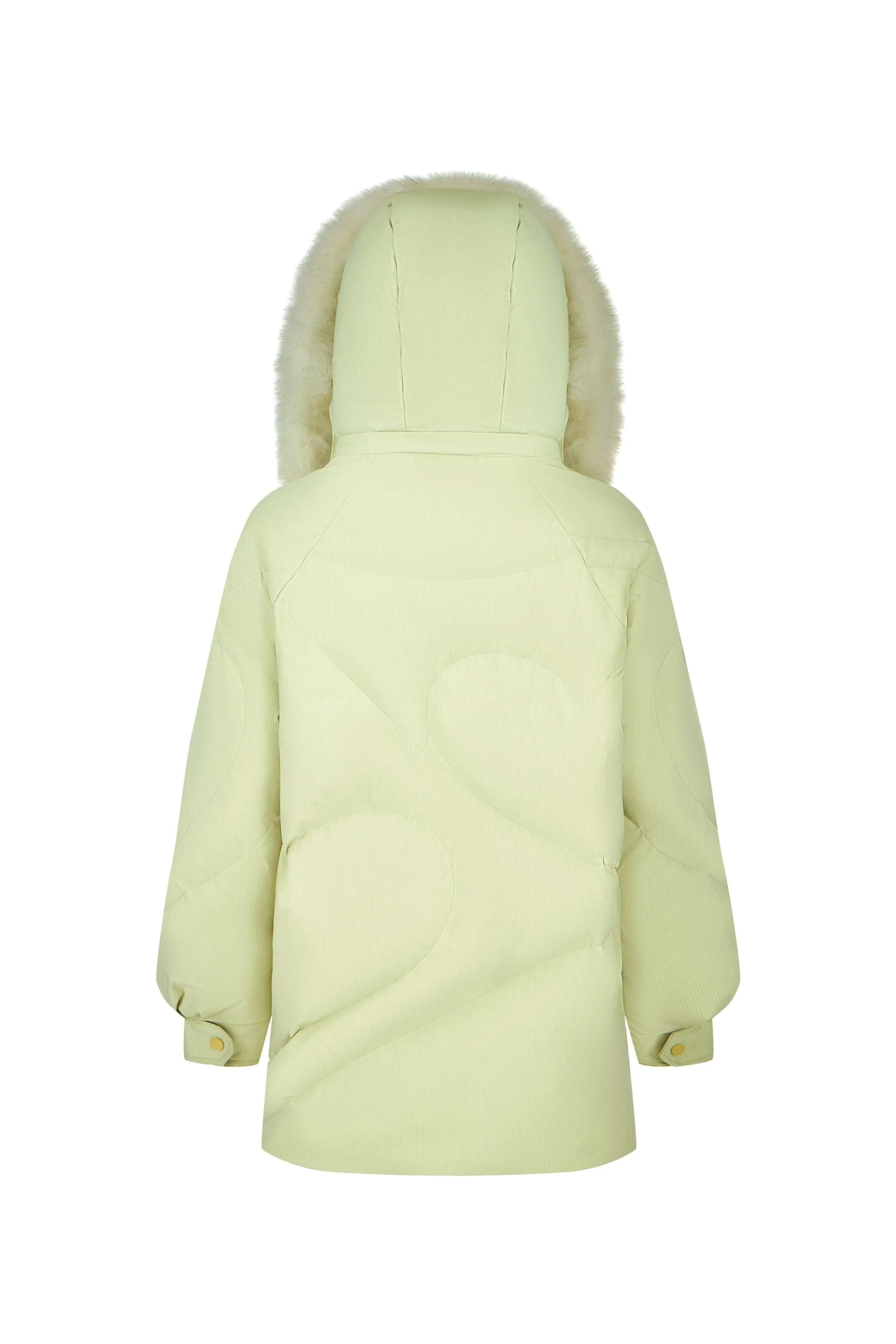 Classic Oversized Down Jacket with Fur 5268 - Image 8