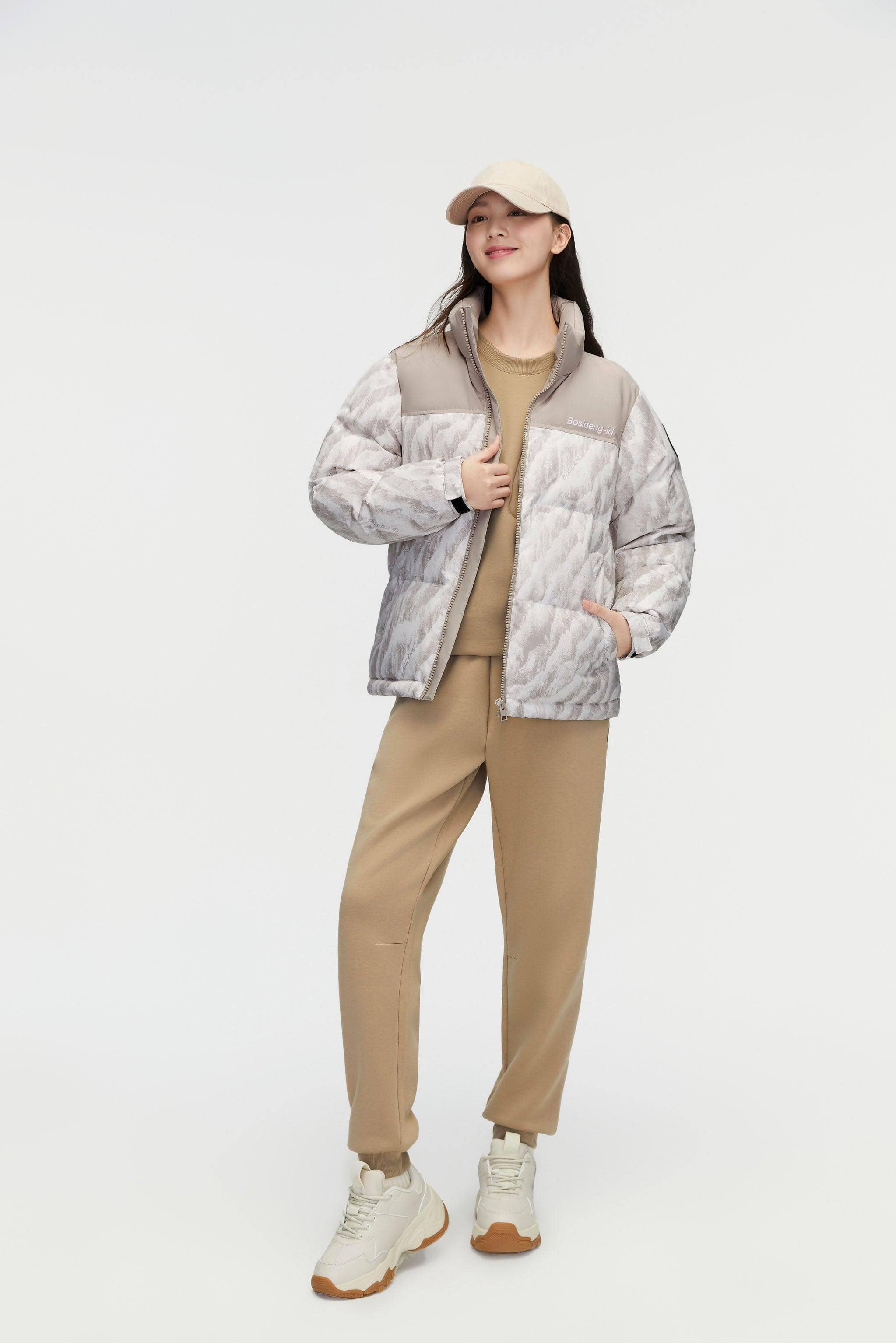 Classic Standing Collar Down Jacket 3380 - Image 2