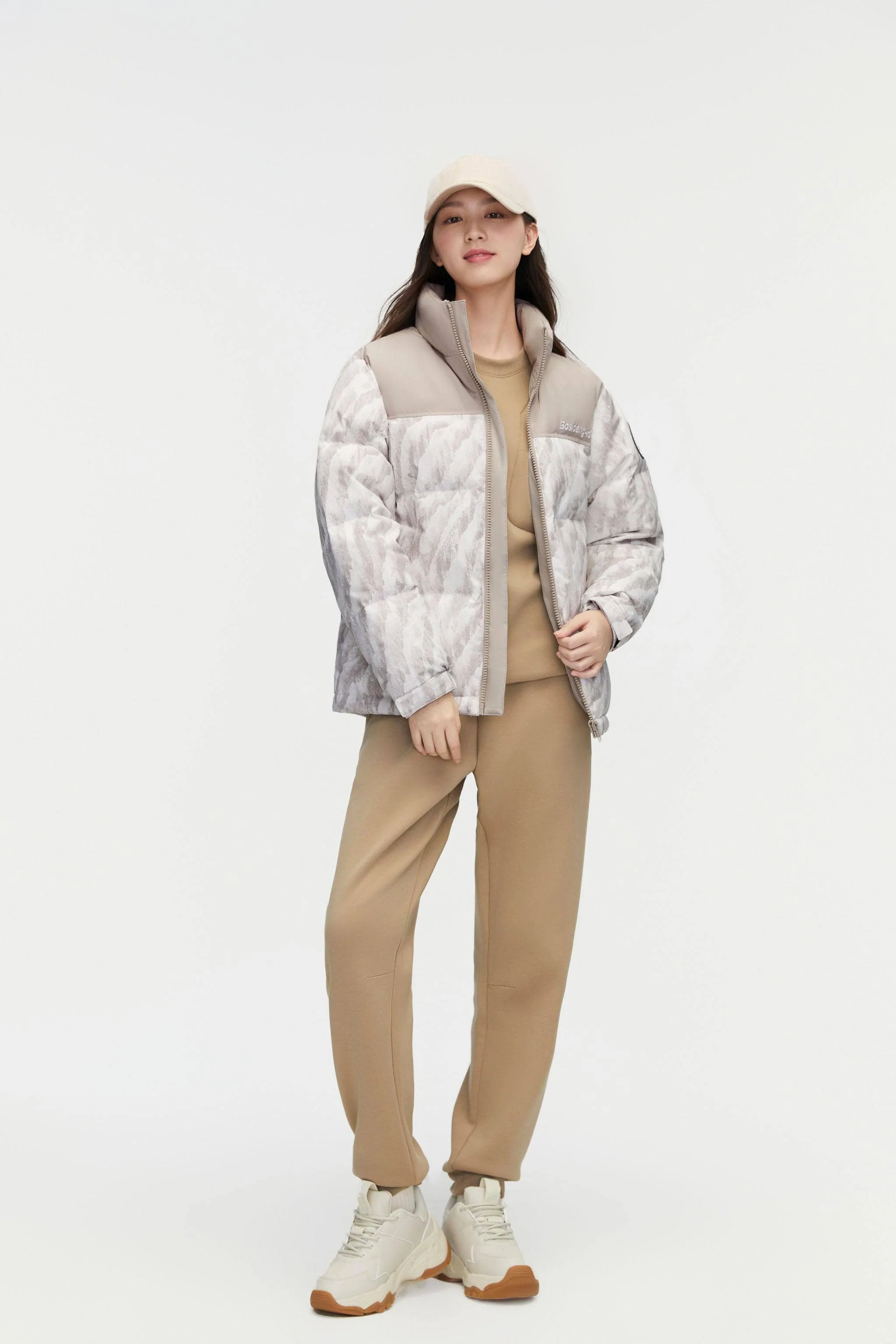 Classic Standing Collar Down Jacket 3380 - Image 3
