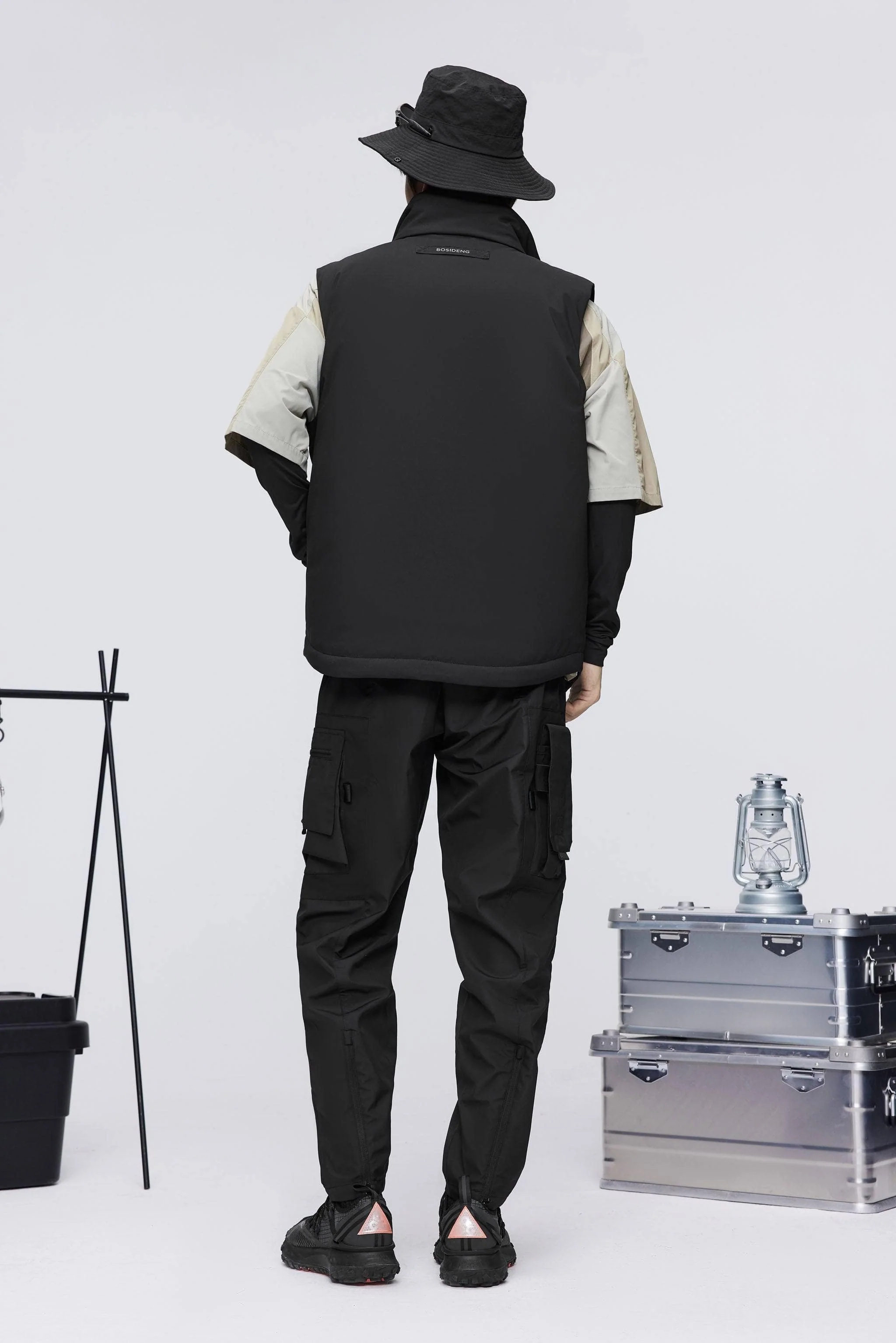 Classic Standing Collar Down Gilet 5270 - Image 12