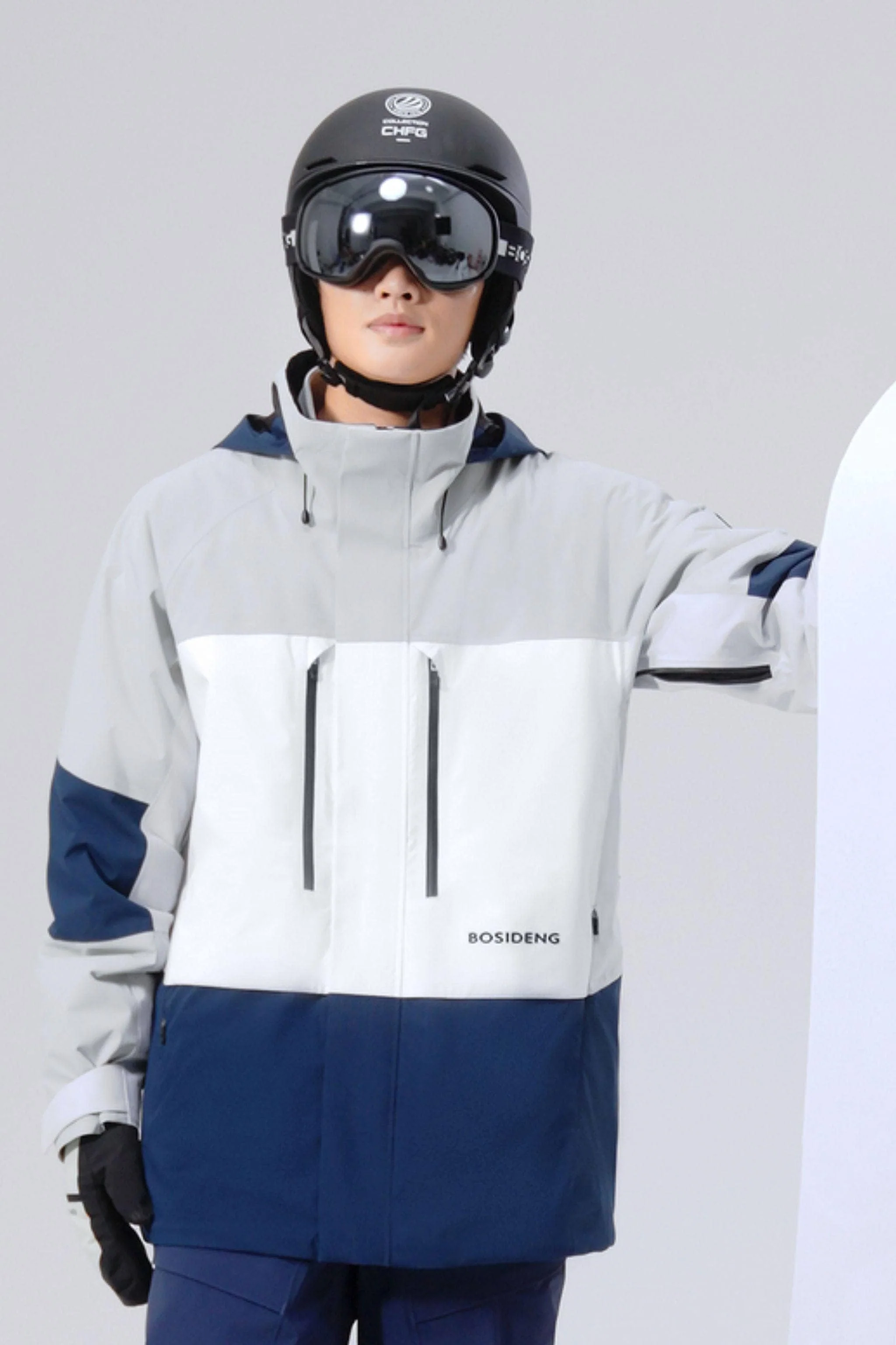 Colourblock Goose Down Ski Jacket - Image 11