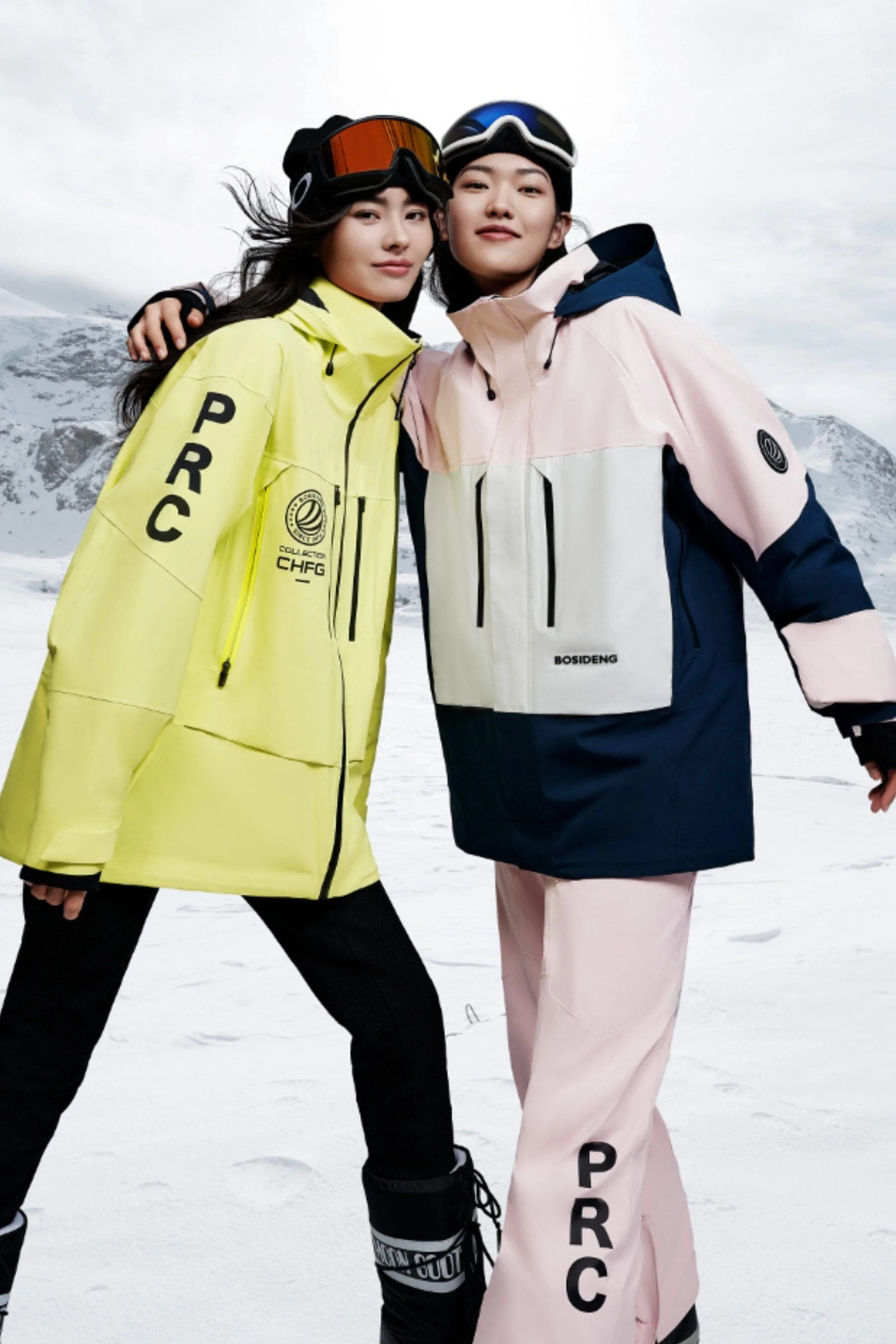 Colourblock Goose Down Ski Jacket - Image 3