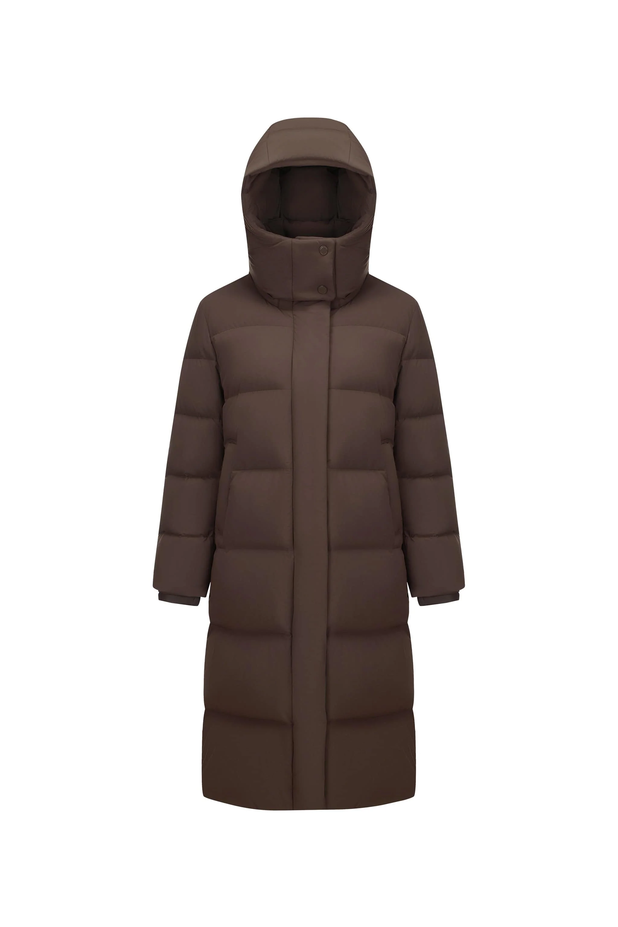 Comfy Women's Down Coat With Detachable Hood - Image 13
