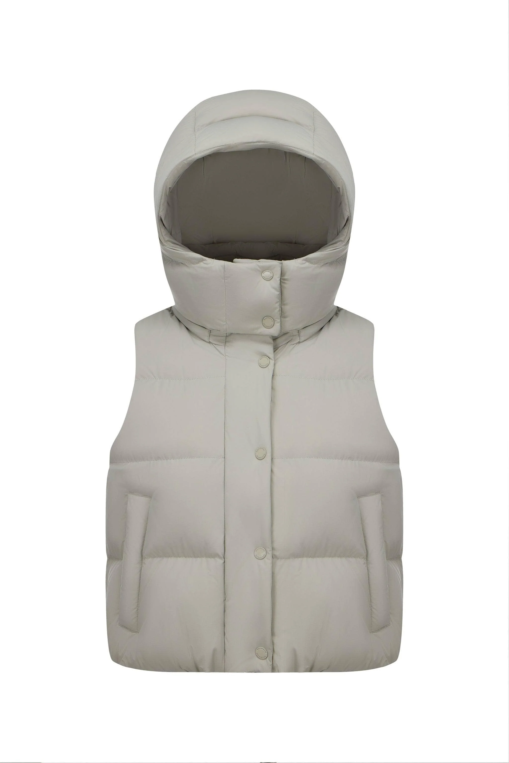 Comfy Women's Down Gilet With Detachable Hood - Image 4