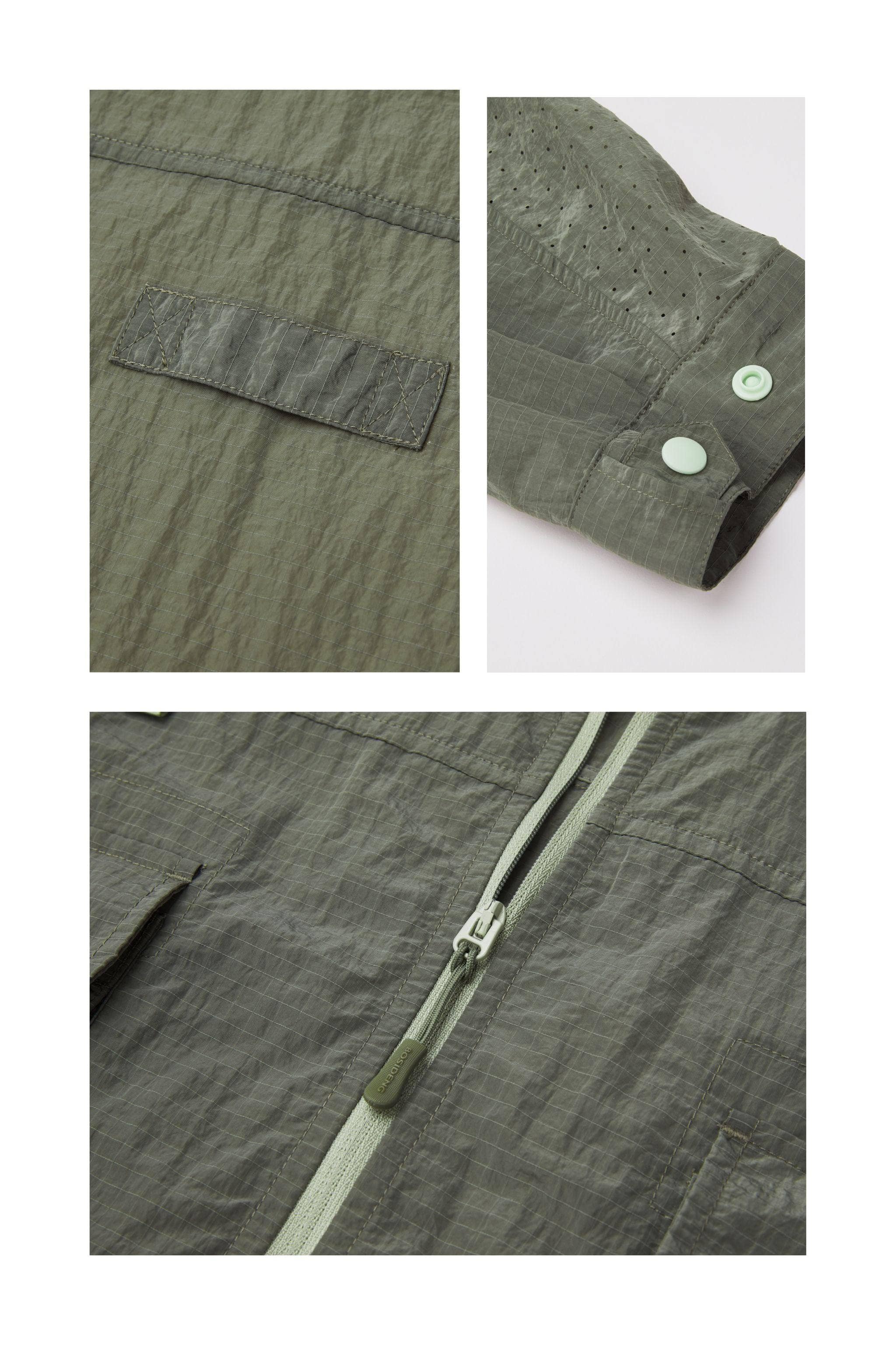 Cropped Combat Summer Jacket - Image 8
