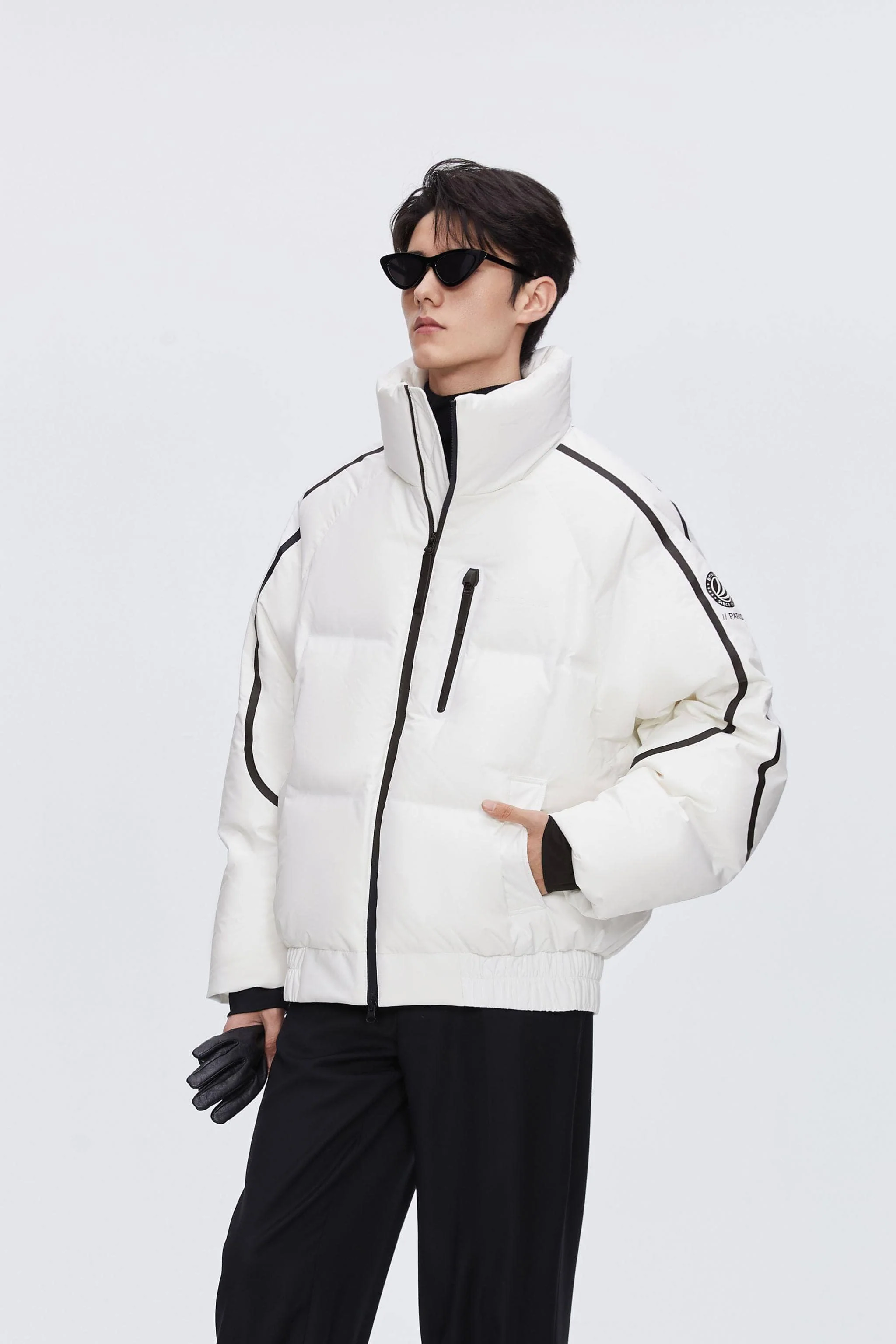 Designer's Collection Oversized Cropped Down Jacket - Image 10