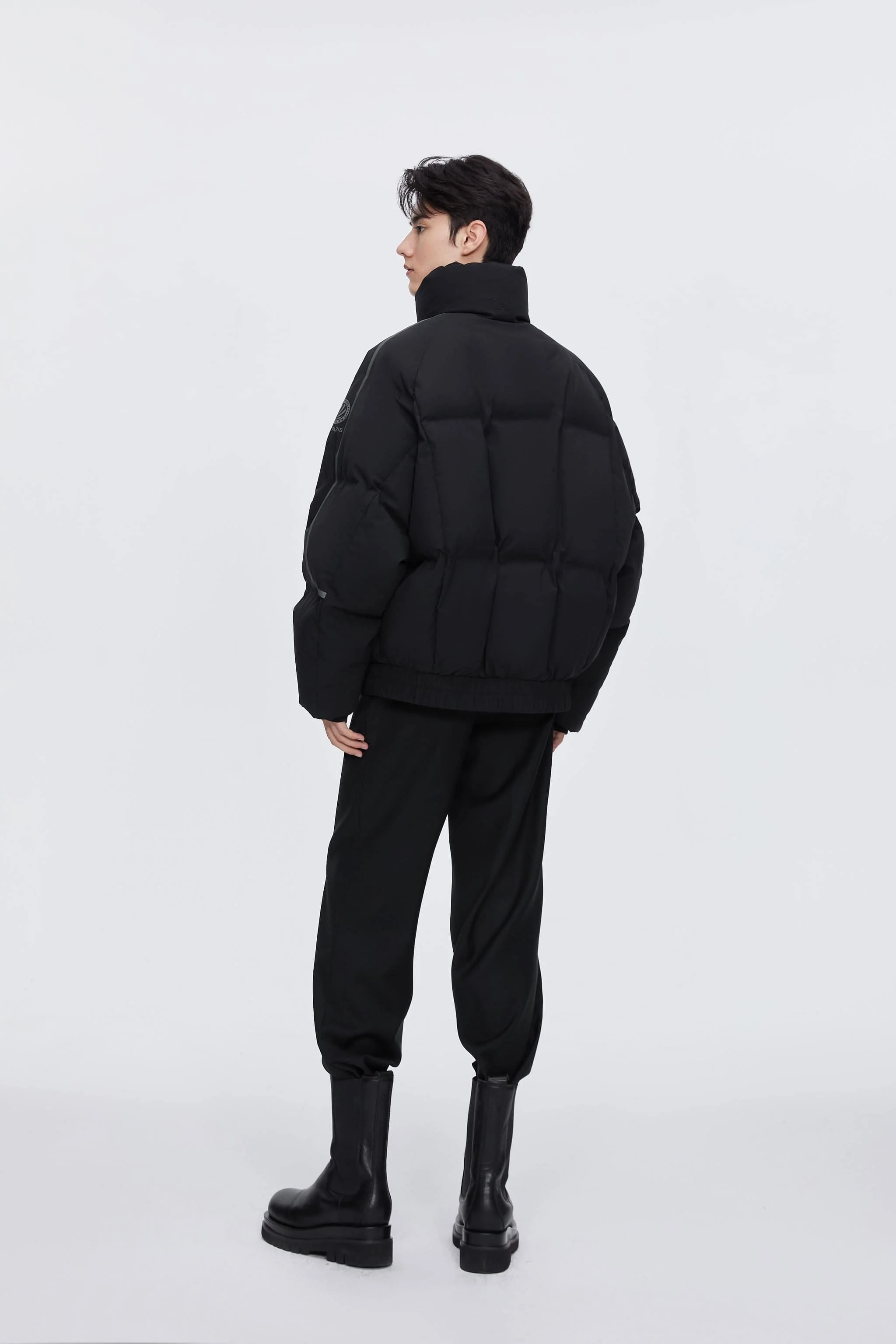 Designer's Collection Oversized Cropped Down Jacket - Image 4