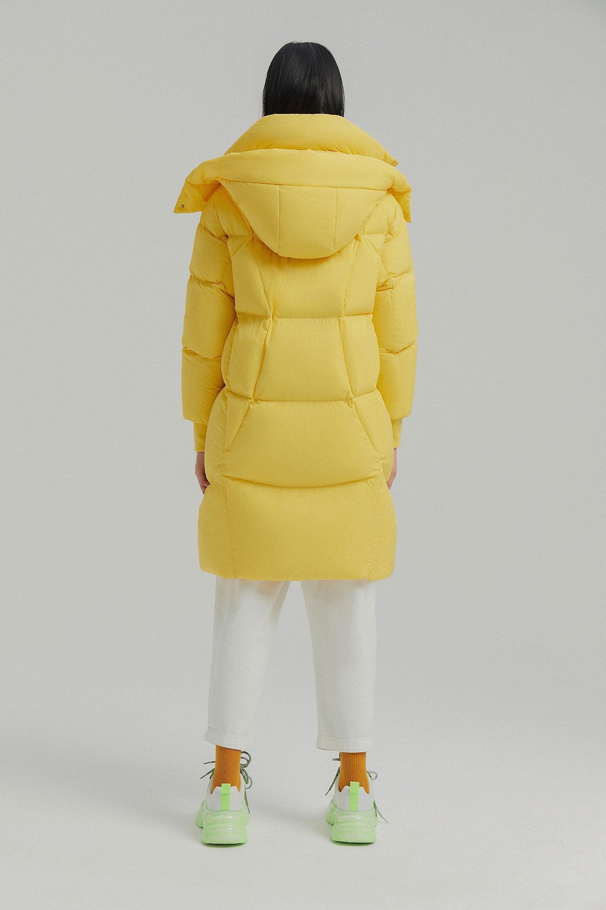 Detachable Hood Long Puffer Jacket - Image 2