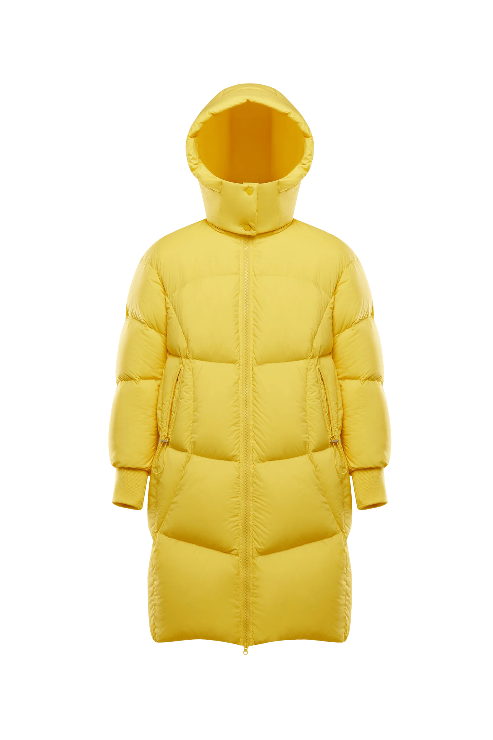 Detachable Hood Long Puffer Jacket - Image 3