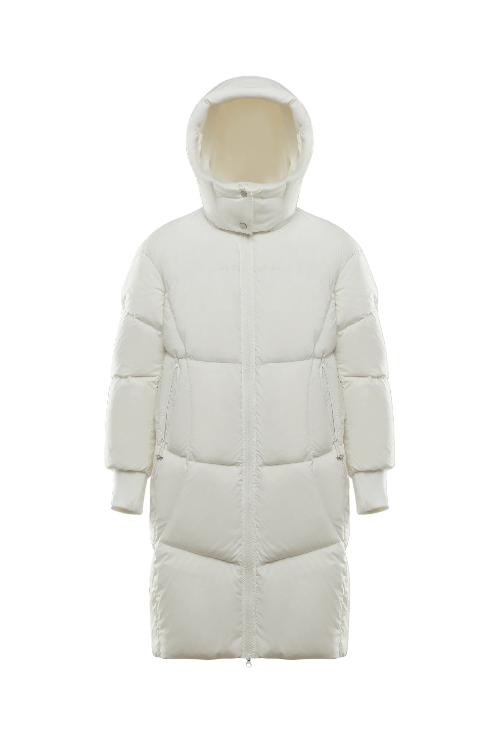 Detachable Hood Long Puffer Jacket - Image 6