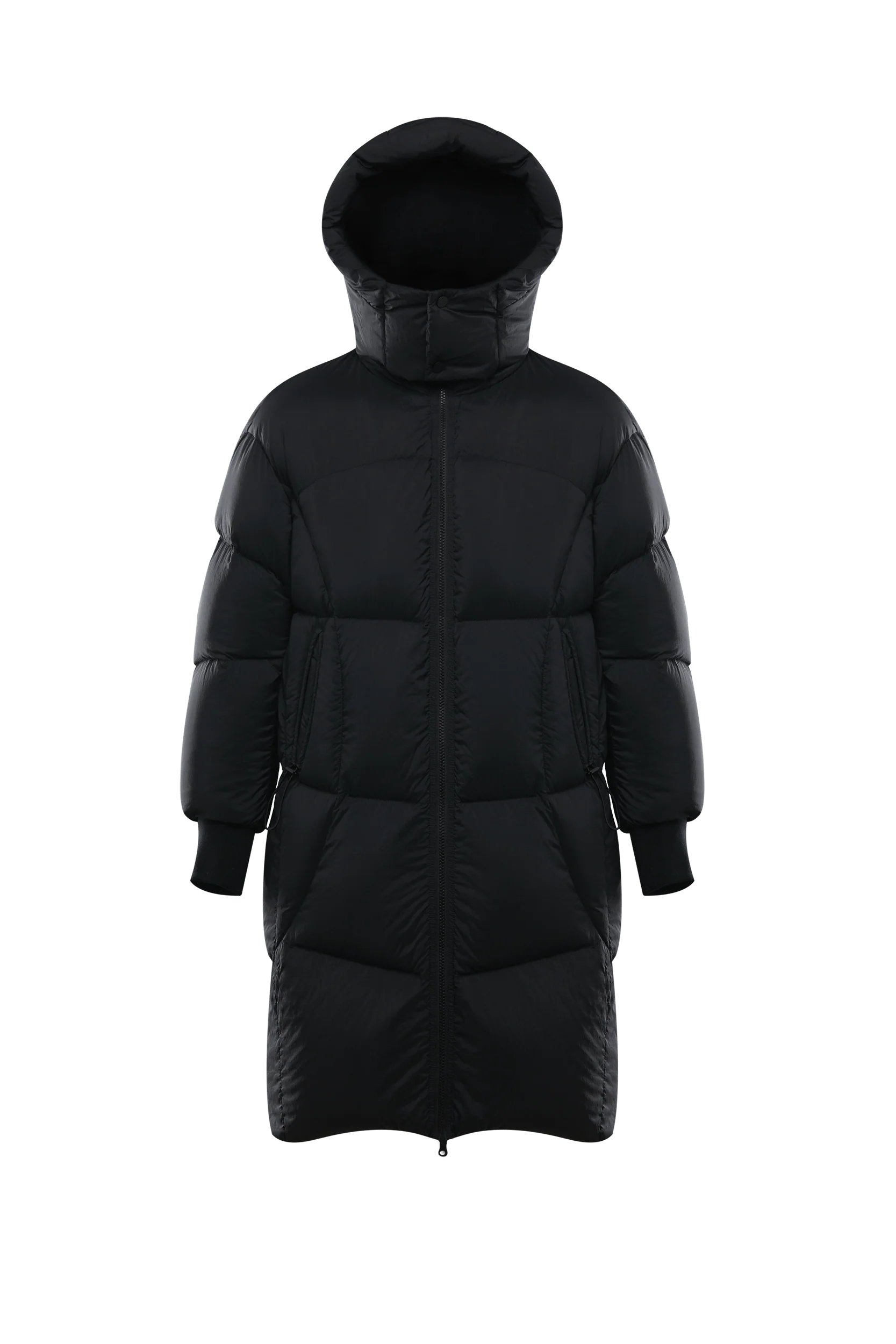 Detachable Hood Long Puffer Jacket - Image 8