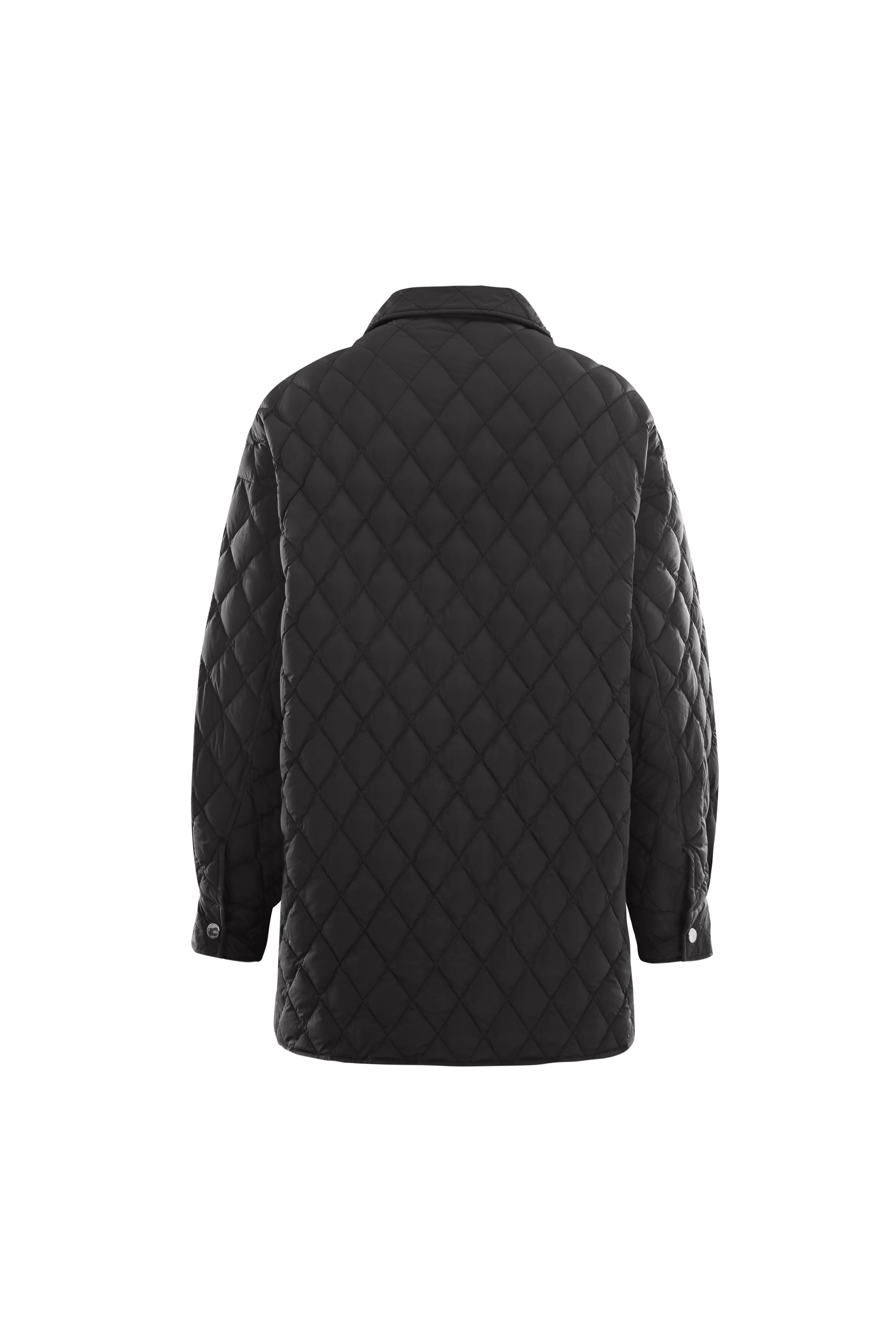 Diamond Quilted Down Jacket - Image 6