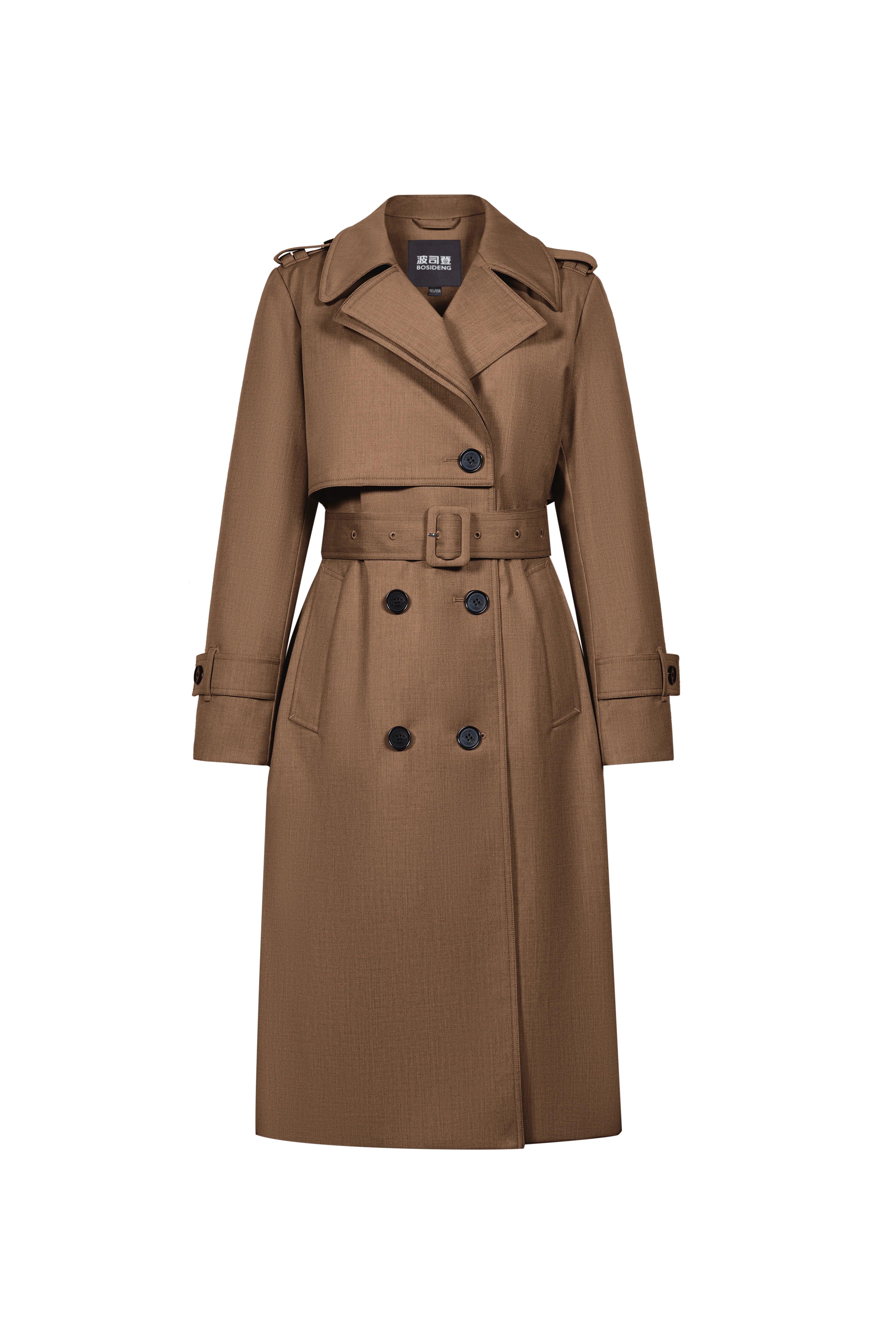 Full Length Detachable Goose Down Trench Coat - Image 17