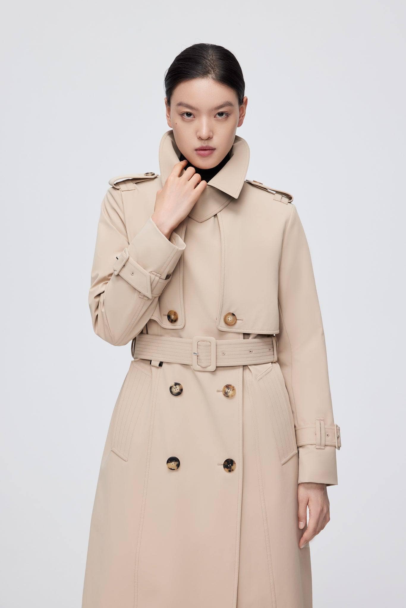 Full Length Goose Down Trench - Image 2